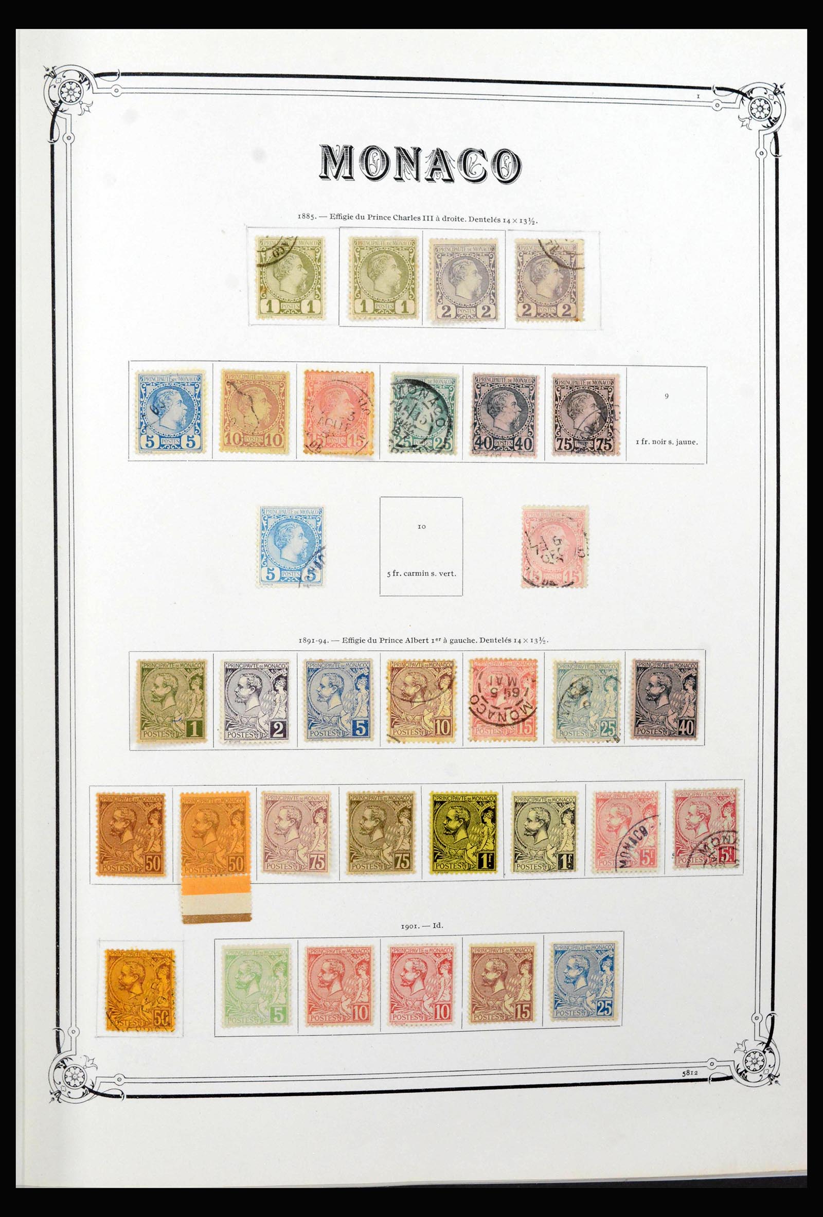 40040 0018 - Stamp collection 40040 Monaco 1885-1992.