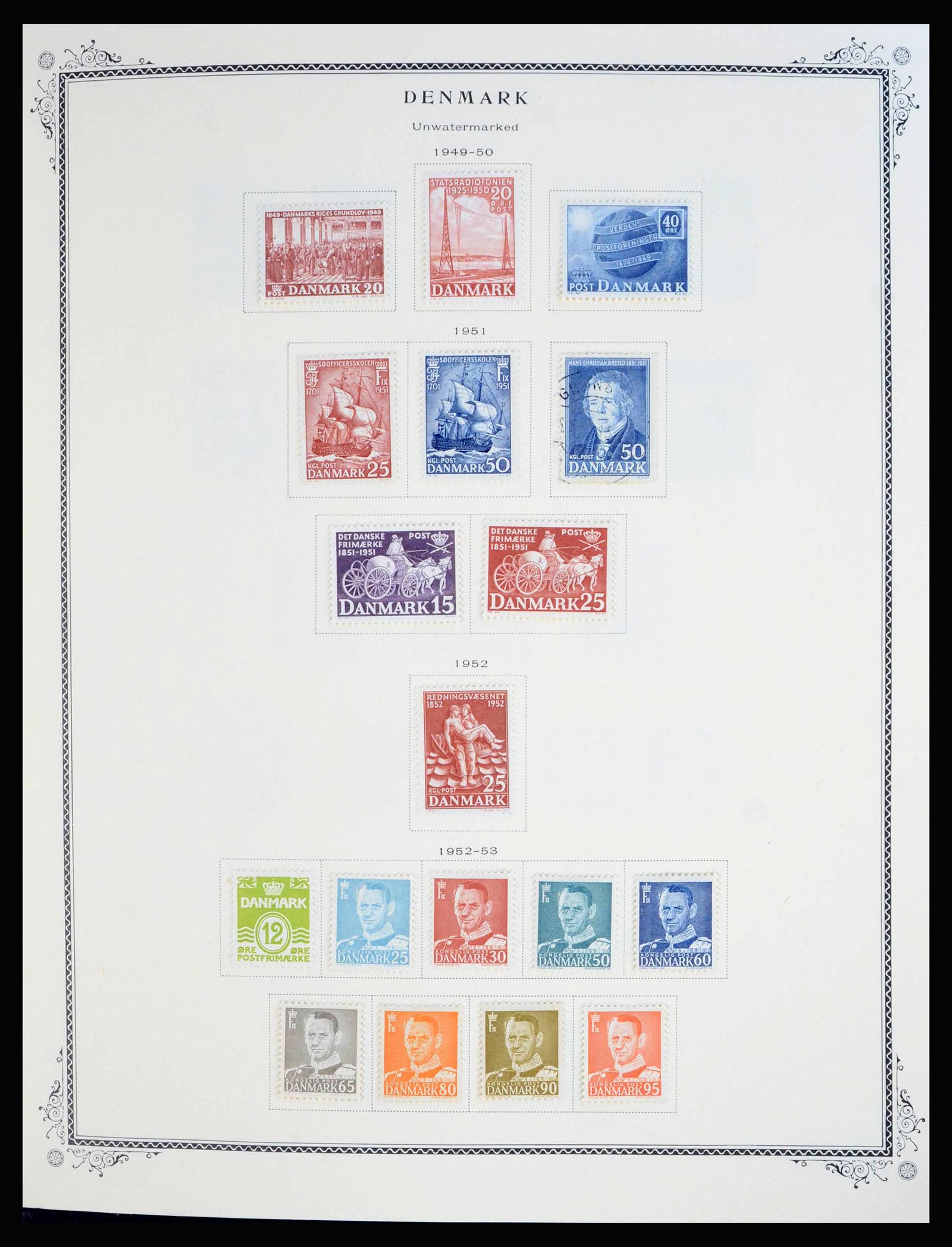 40043 0013 - Stamp collection 40043 Scandinavia 1851-2009.