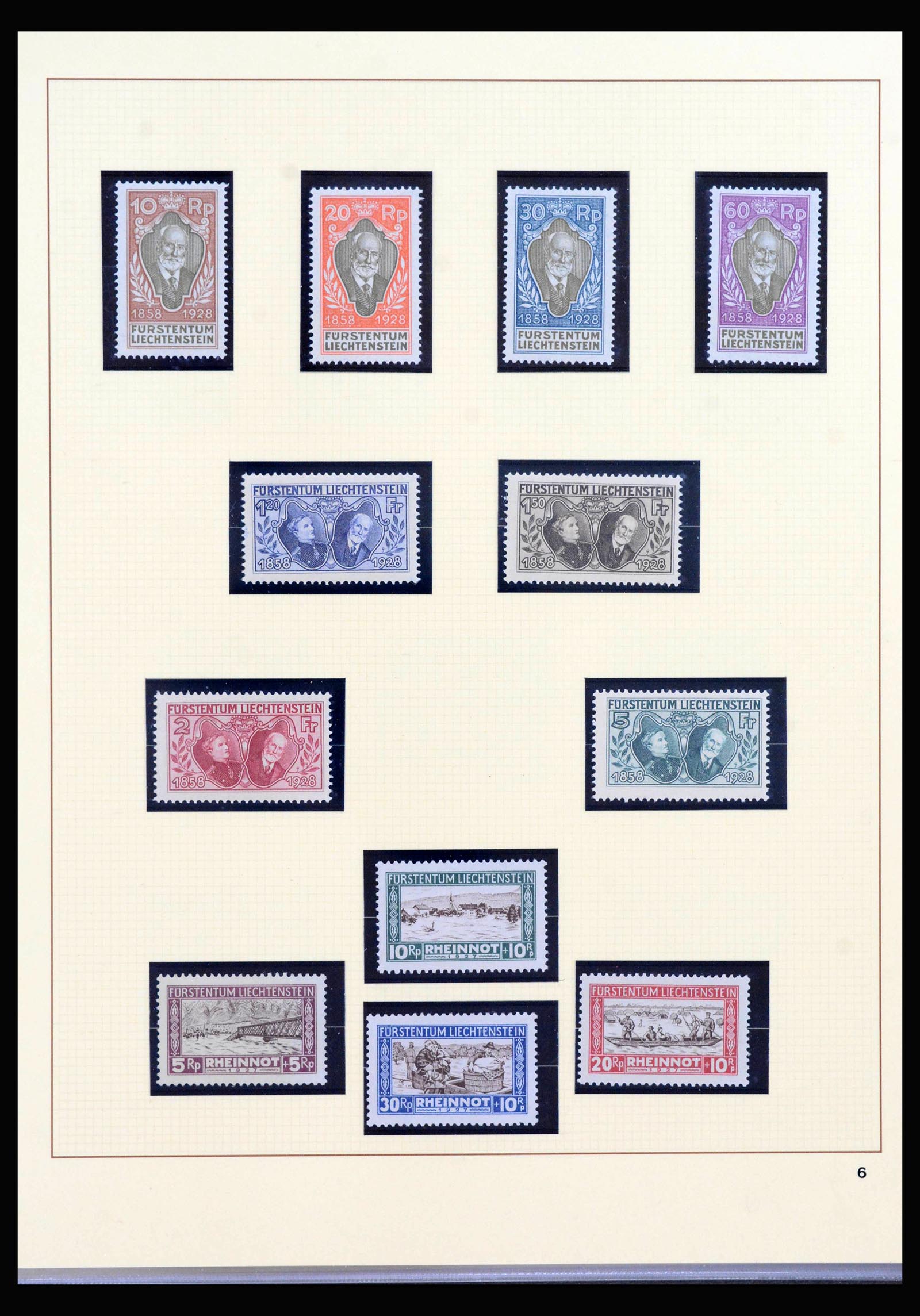 40045 0008 - Stamp collection 40045 Liechtenstein complete1912-2001.