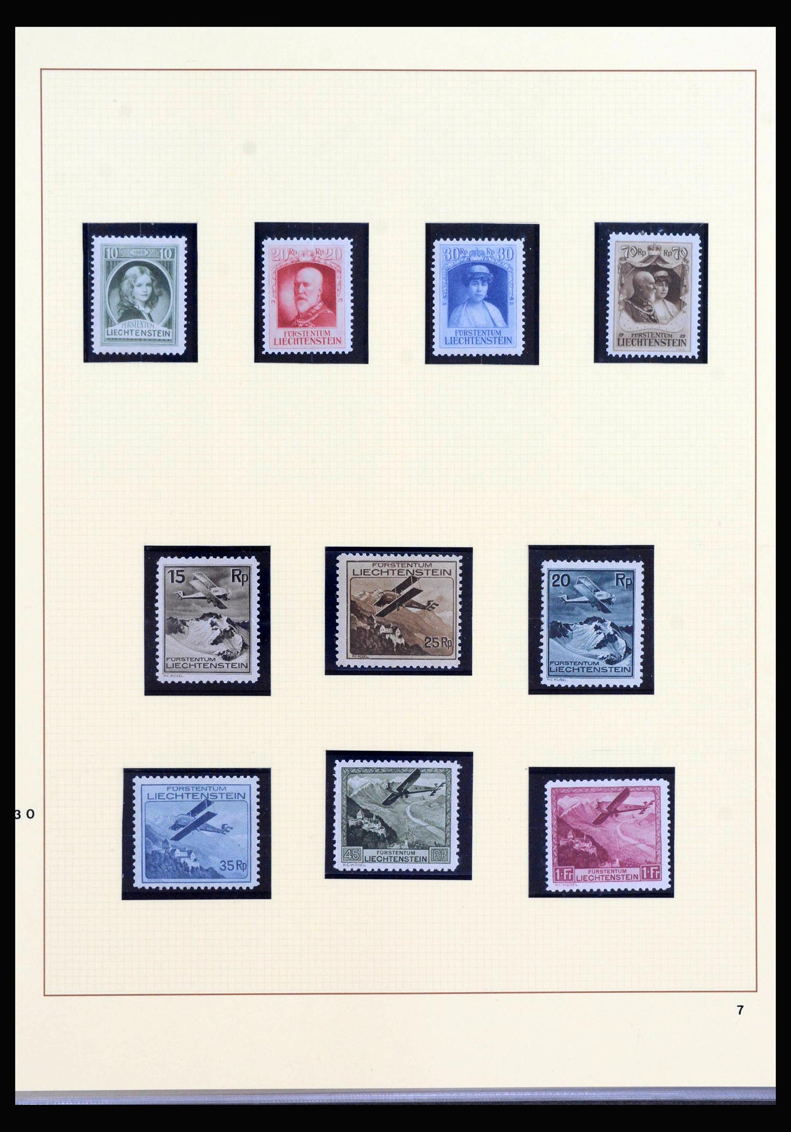 40045 0009 - Stamp collection 40045 Liechtenstein complete1912-2001.