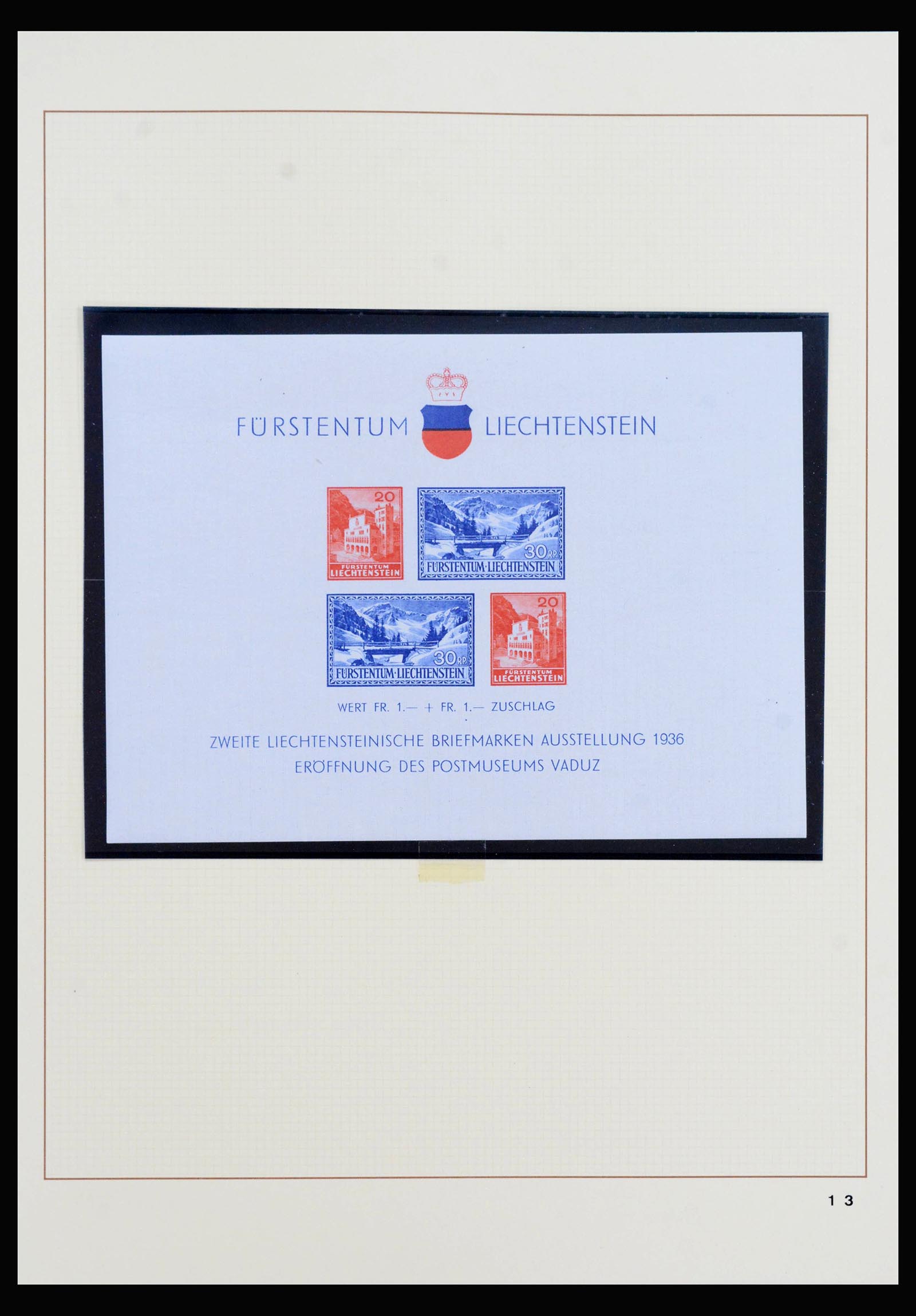 40045 0015 - Stamp collection 40045 Liechtenstein complete1912-2001.