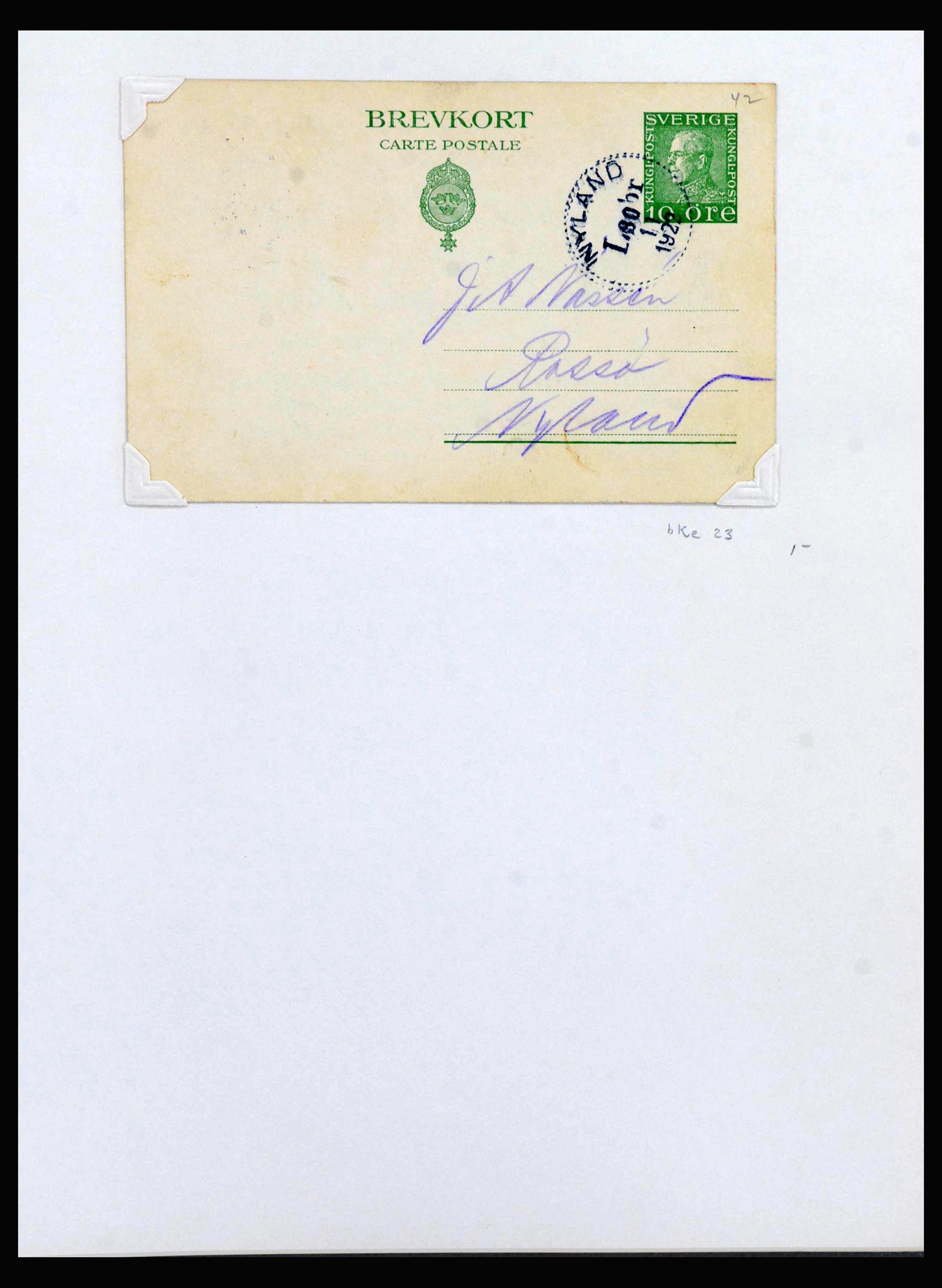 40046 0017 - Stamp collection 40046 Sweden covers 1858-1960.