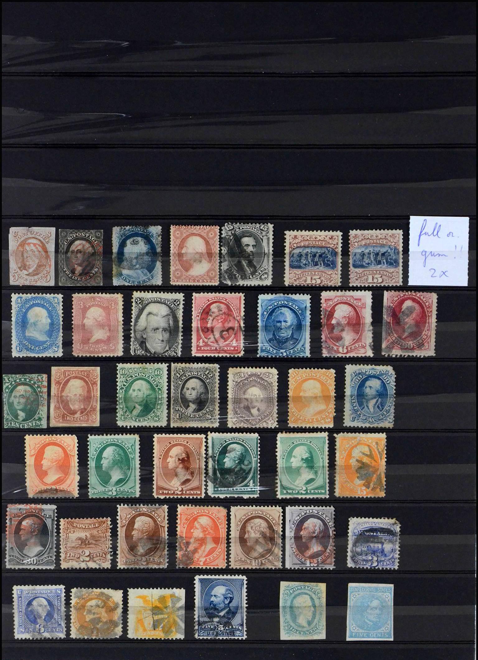 40048 0001 - Stamp collection 40048 USA classic 1847-1890.