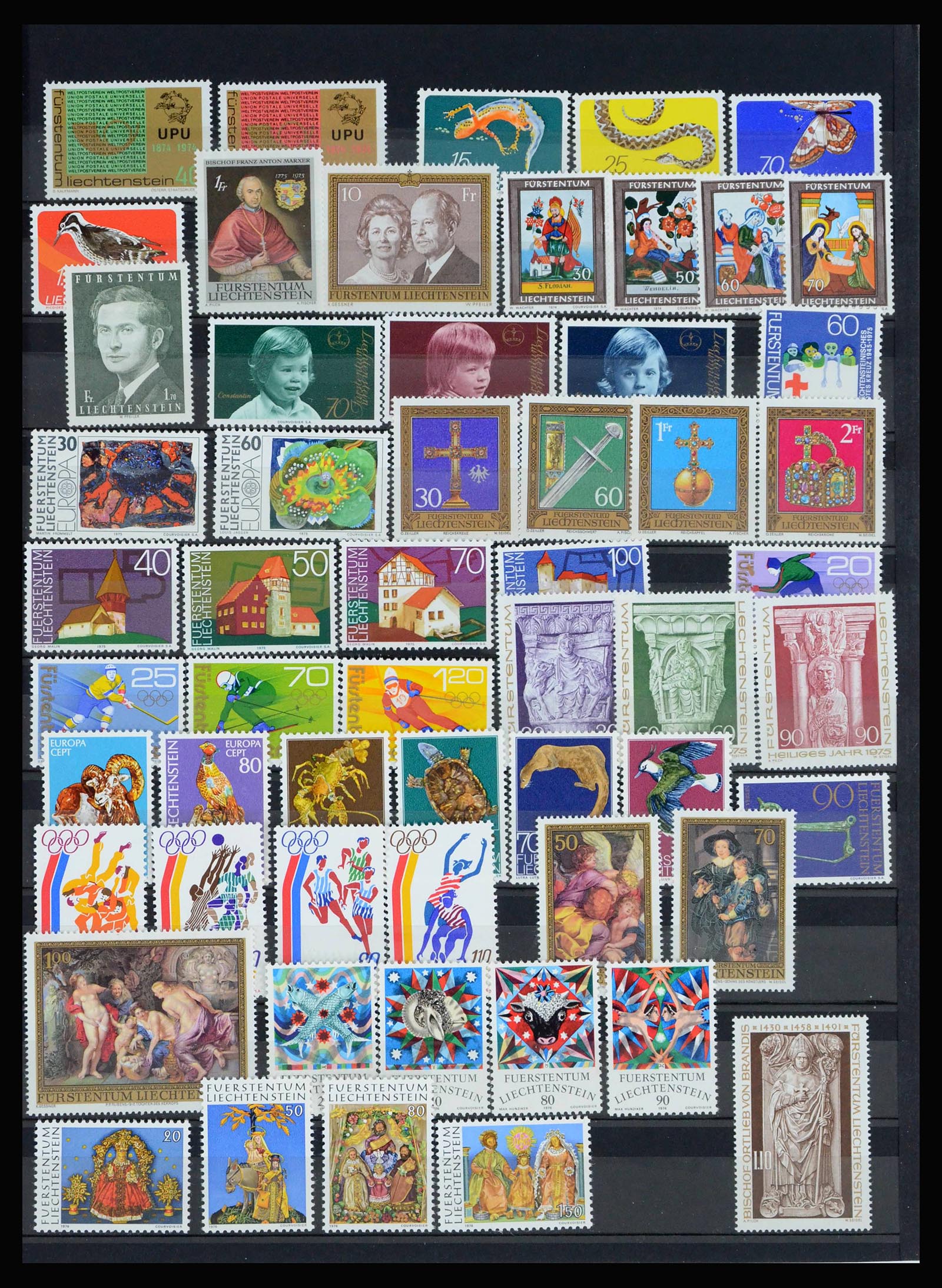 40053 0009 - Stamp collection 40053 Liechtenstein 1912-2013.