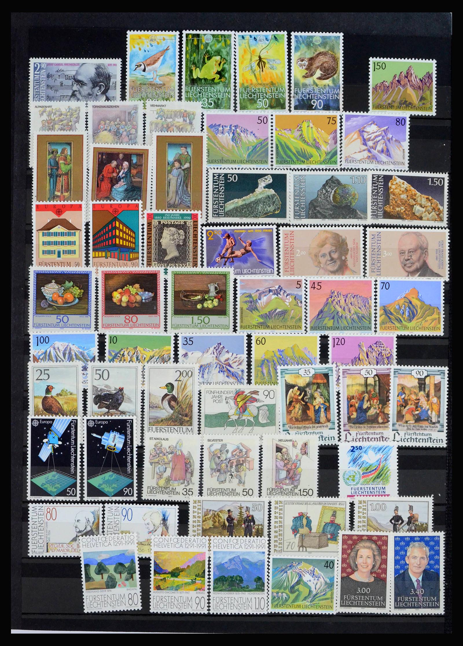 40053 0016 - Stamp collection 40053 Liechtenstein 1912-2013.