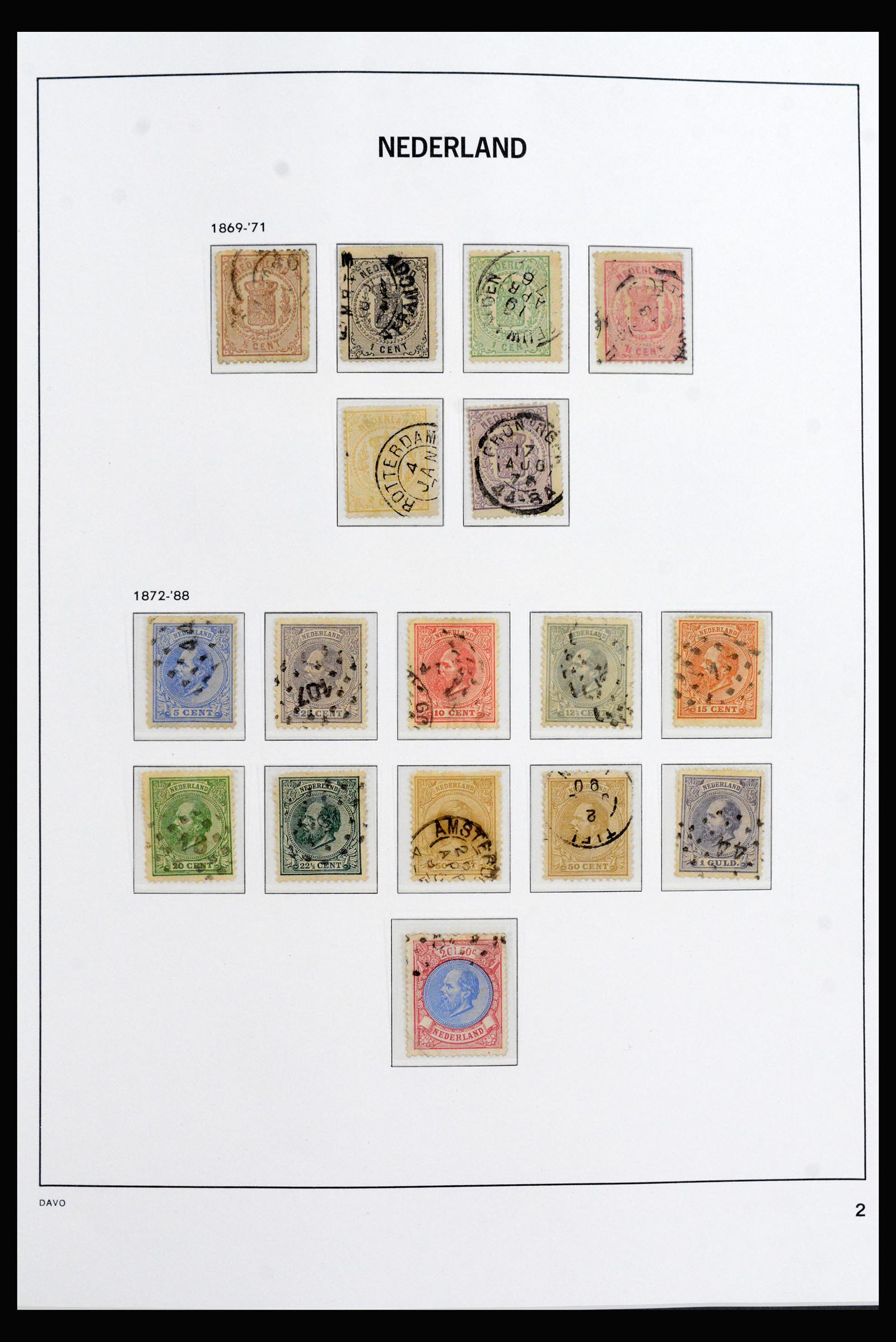 40060 0002 - Stamp collection 40060 Netherlands complete 1852-1945.