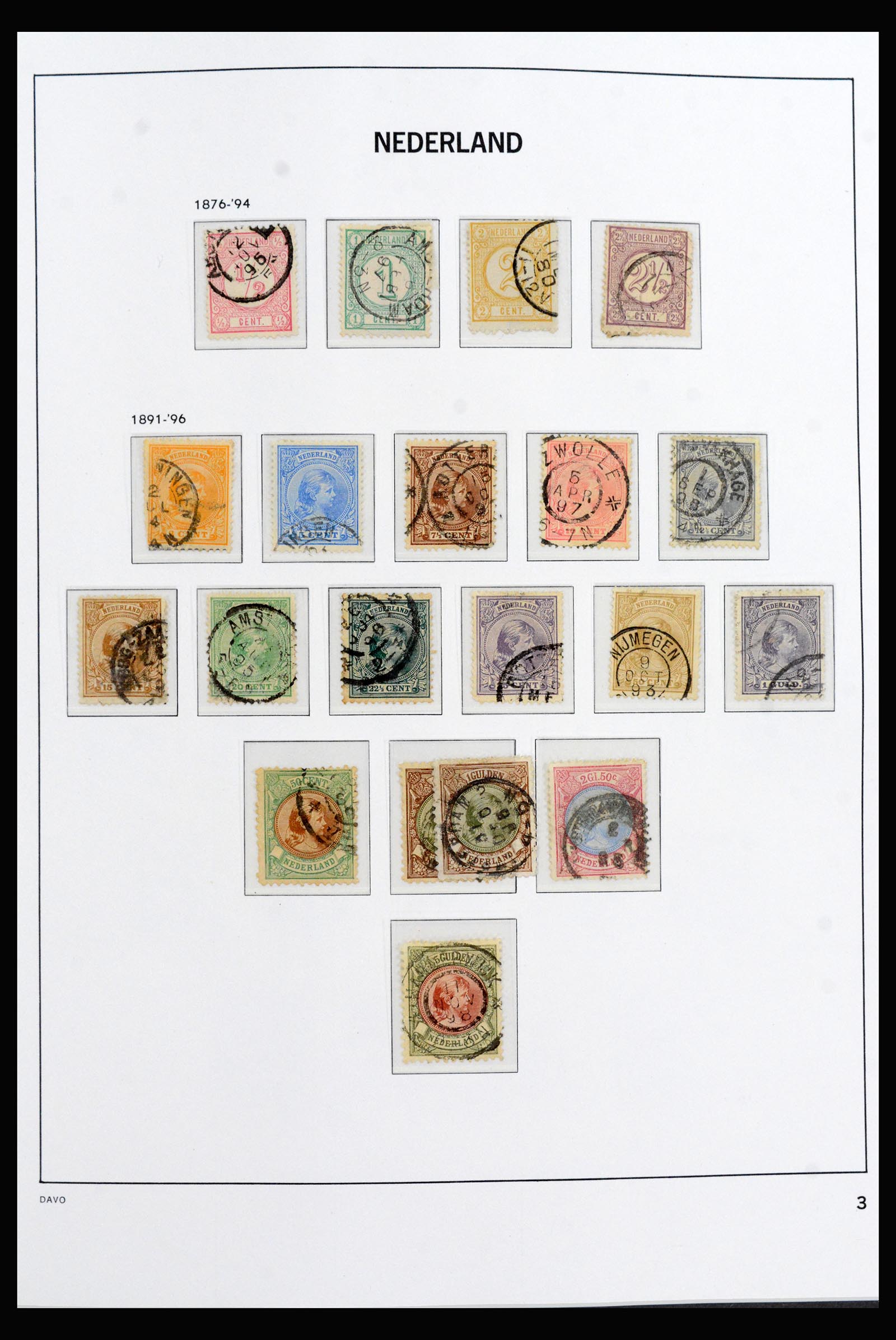 40060 0003 - Stamp collection 40060 Netherlands complete 1852-1945.