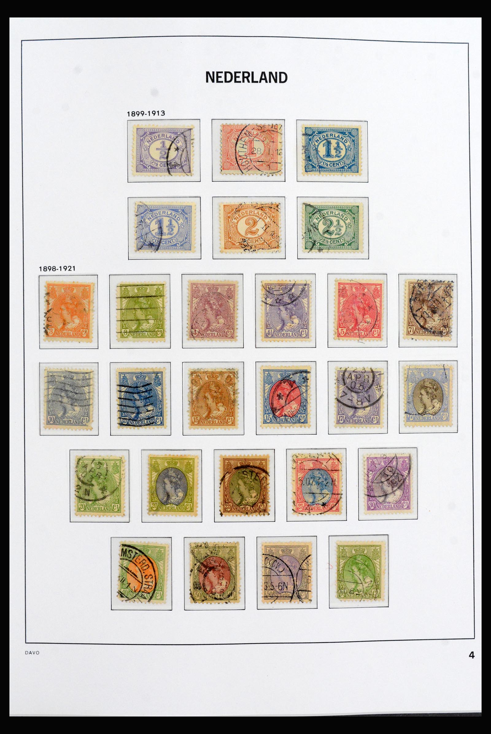 40060 0004 - Stamp collection 40060 Netherlands complete 1852-1945.