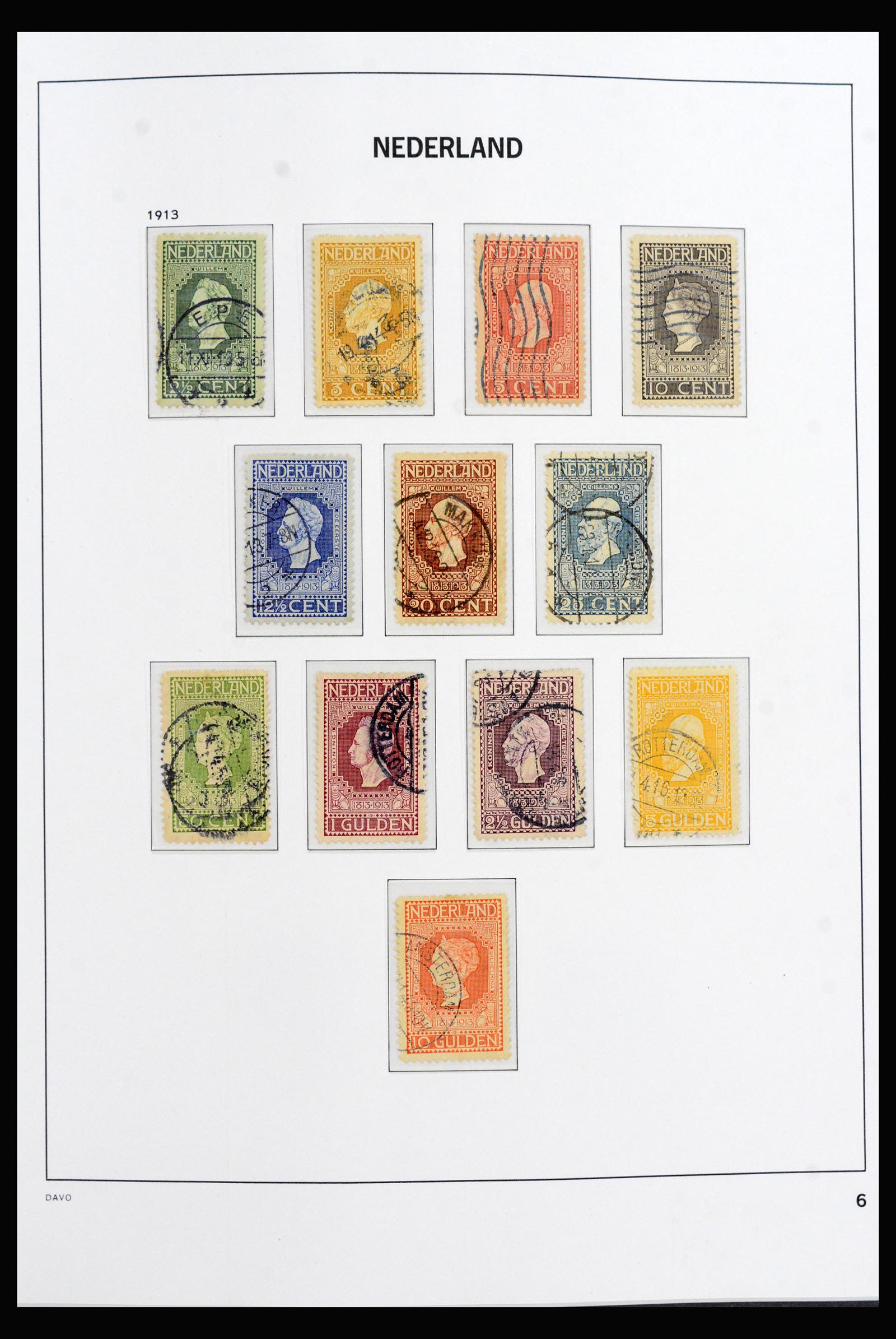 40060 0006 - Stamp collection 40060 Netherlands complete 1852-1945.