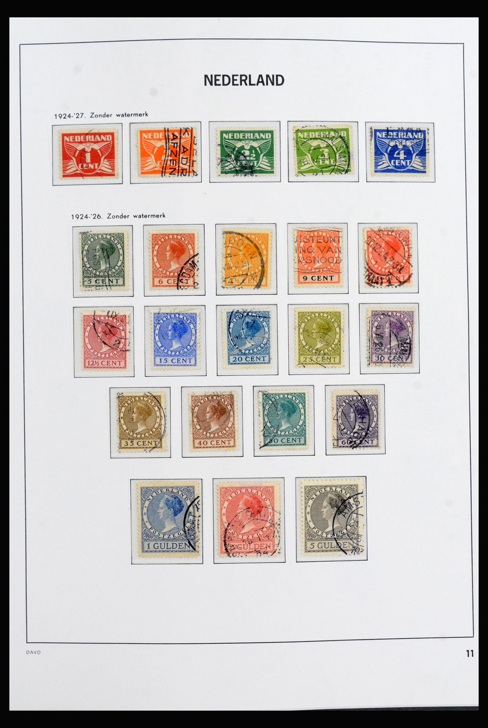 40060 0011 - Stamp collection 40060 Netherlands complete 1852-1945.