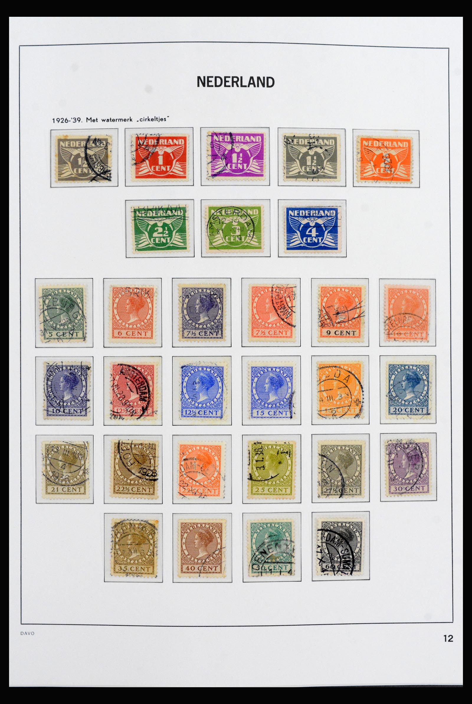 40060 0012 - Stamp collection 40060 Netherlands complete 1852-1945.