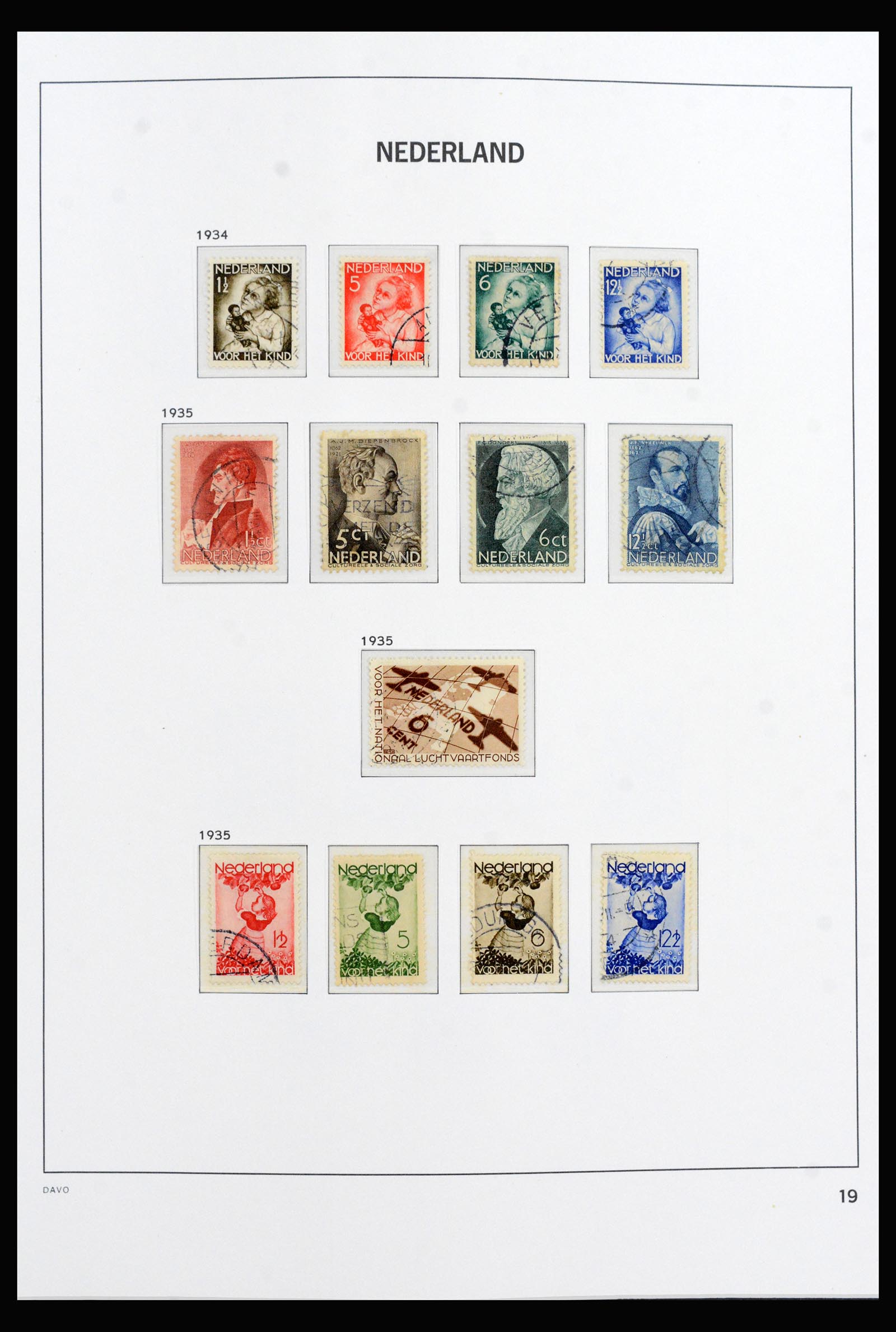 40060 0019 - Stamp collection 40060 Netherlands complete 1852-1945.