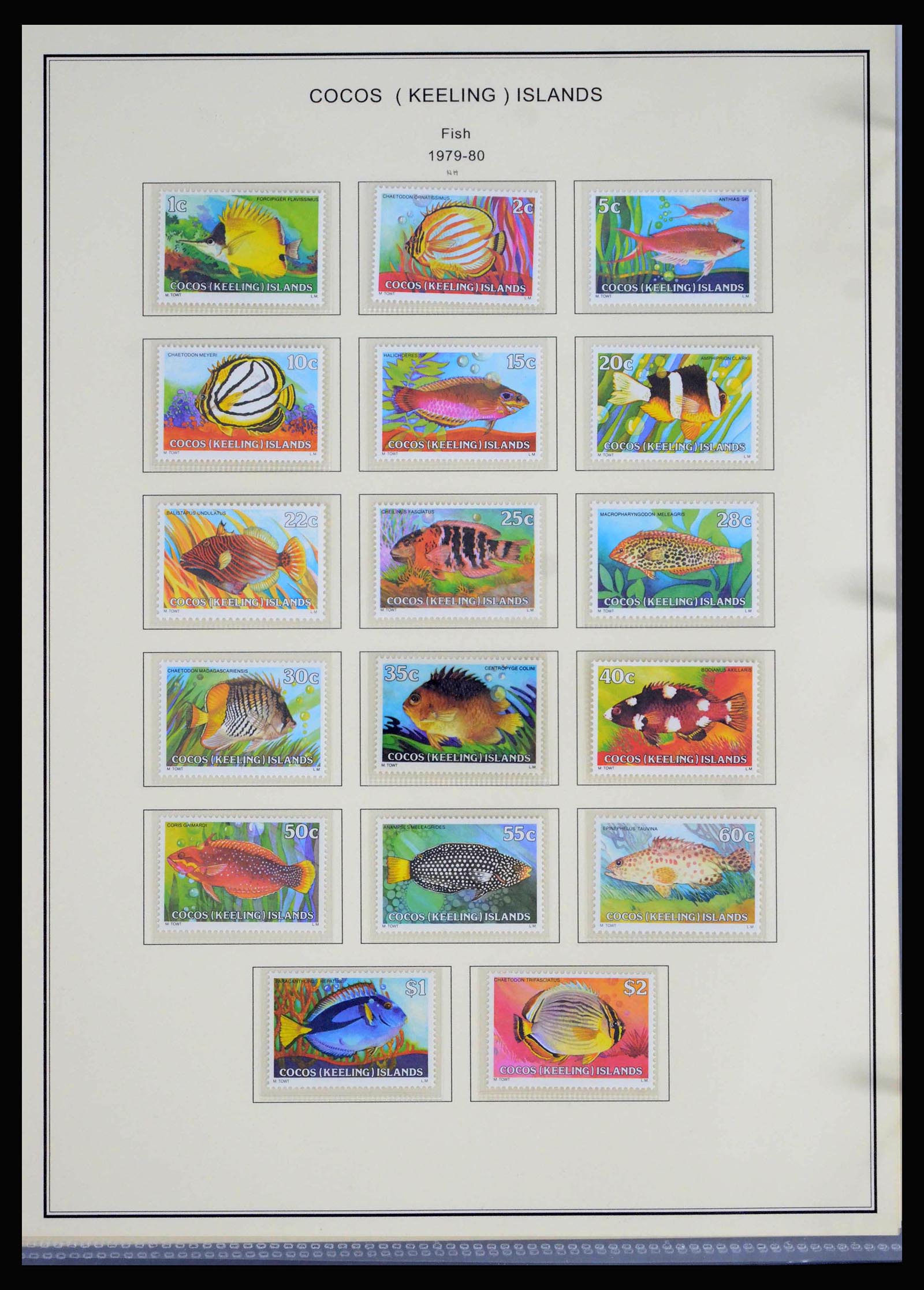 40064 0005 - Stamp collection 40064 Cocos Keeling Islands 1963-1998.