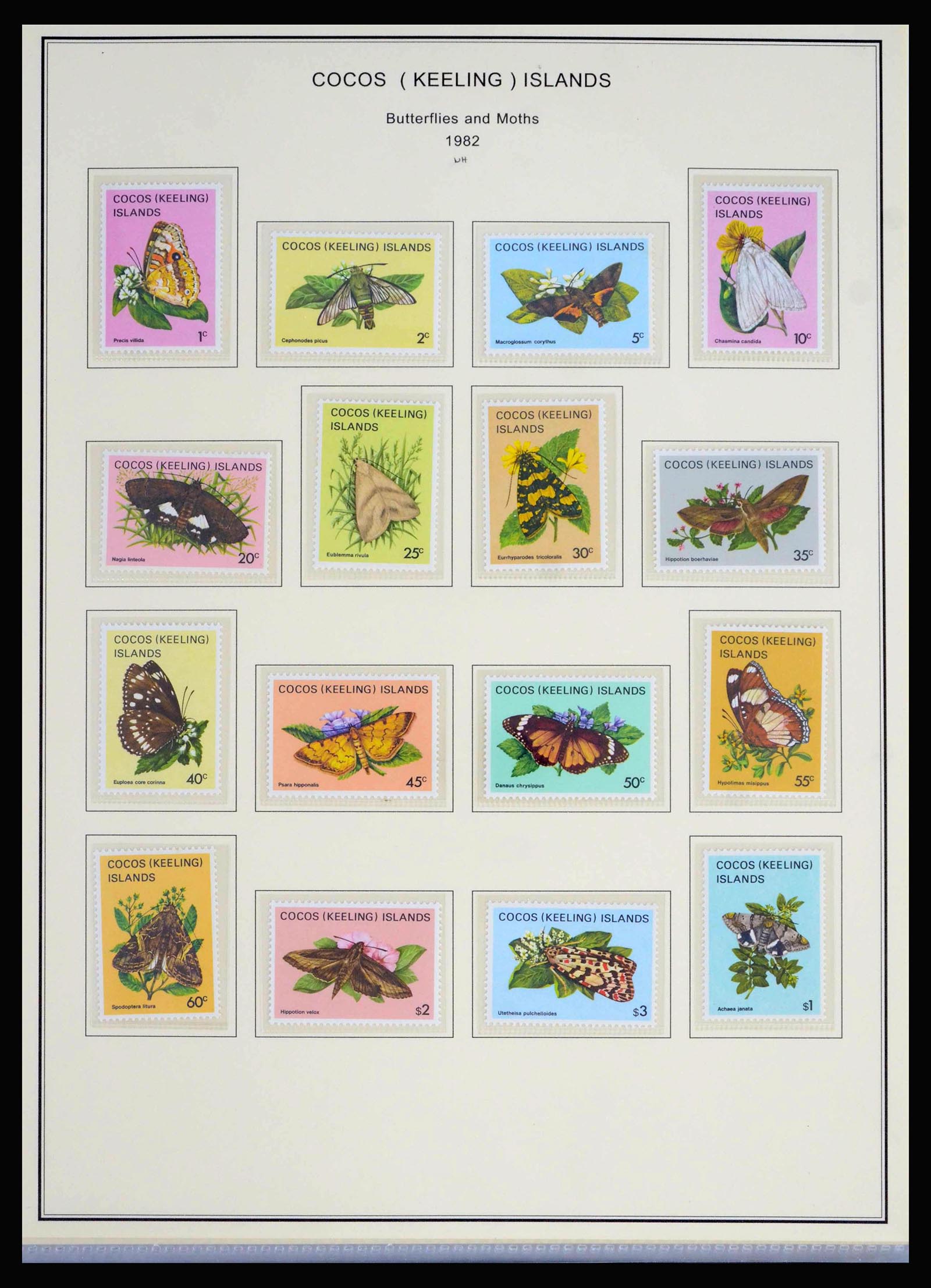 40064 0010 - Stamp collection 40064 Cocos Keeling Islands 1963-1998.