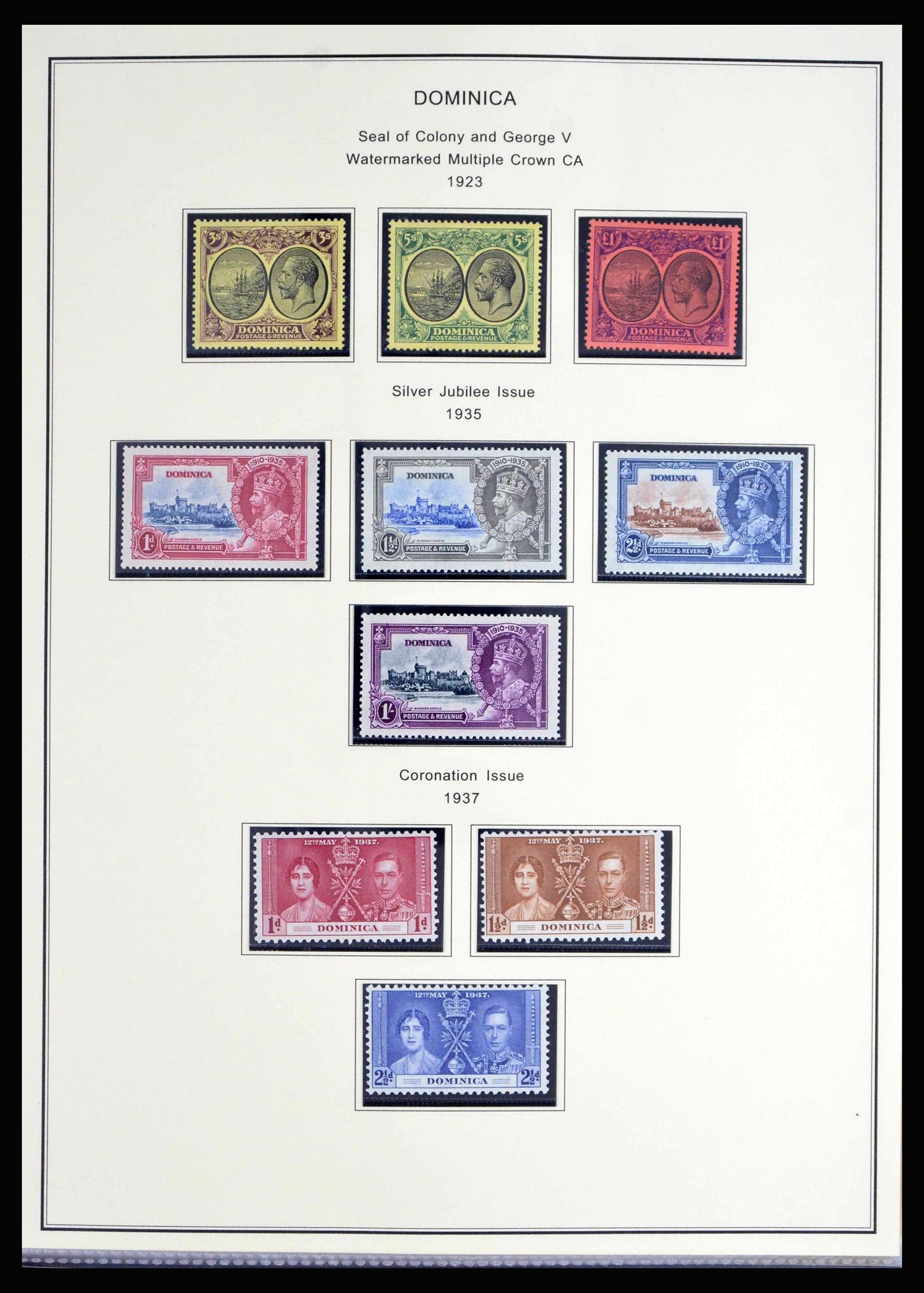 40066 0007 - Stamp collection 40066 Dominica 1874-1978.