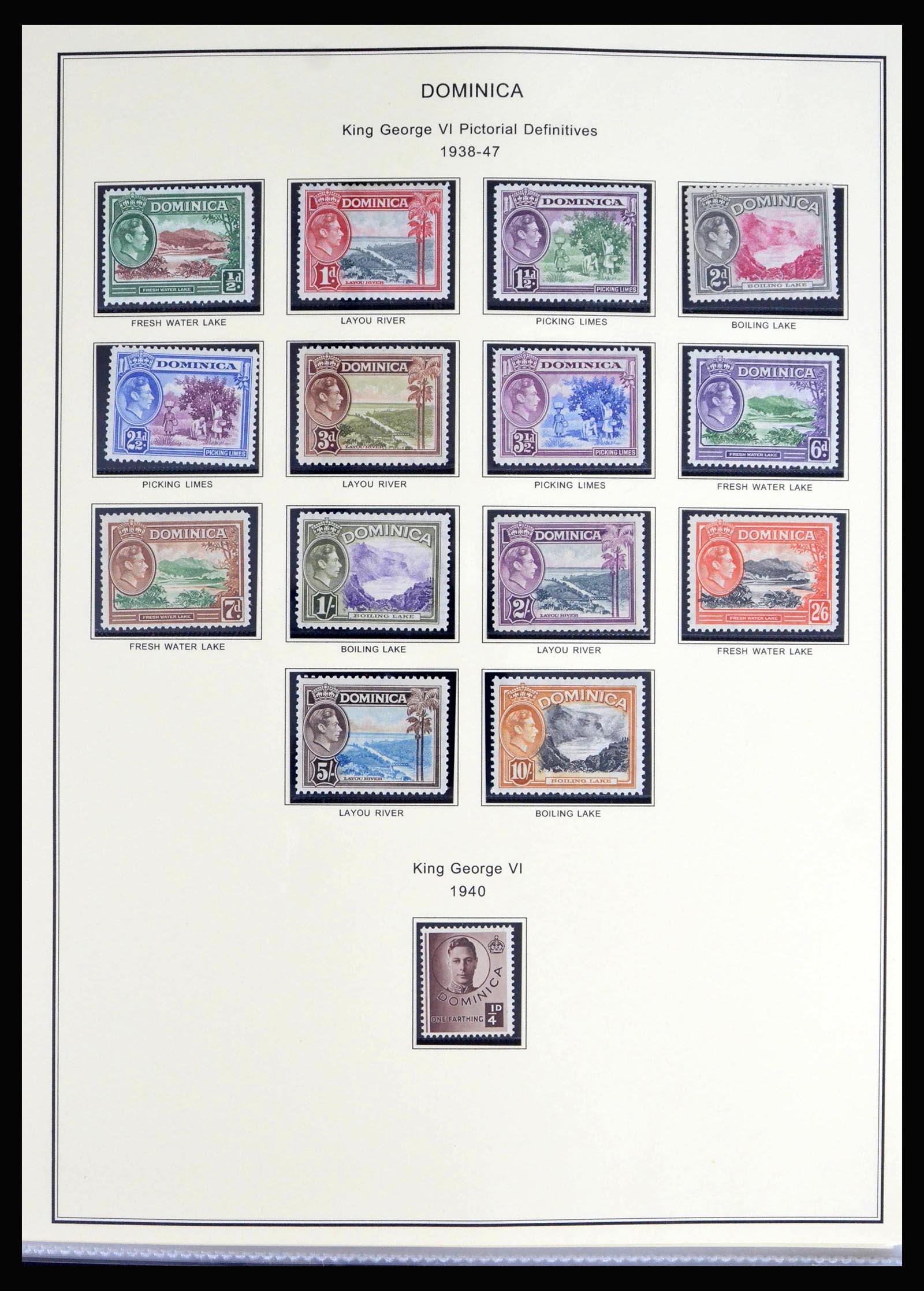 40066 0008 - Stamp collection 40066 Dominica 1874-1978.