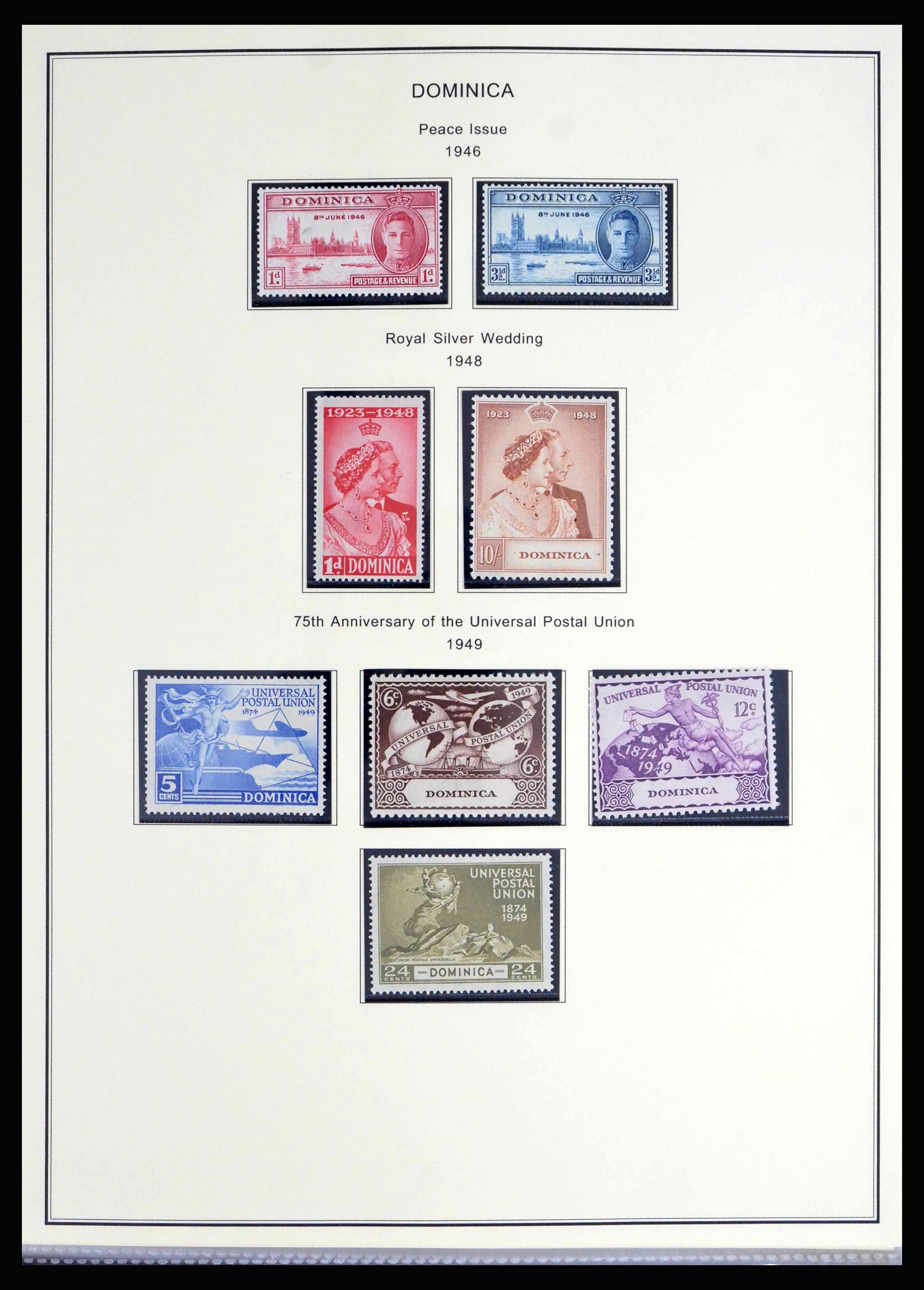 40066 0009 - Stamp collection 40066 Dominica 1874-1978.