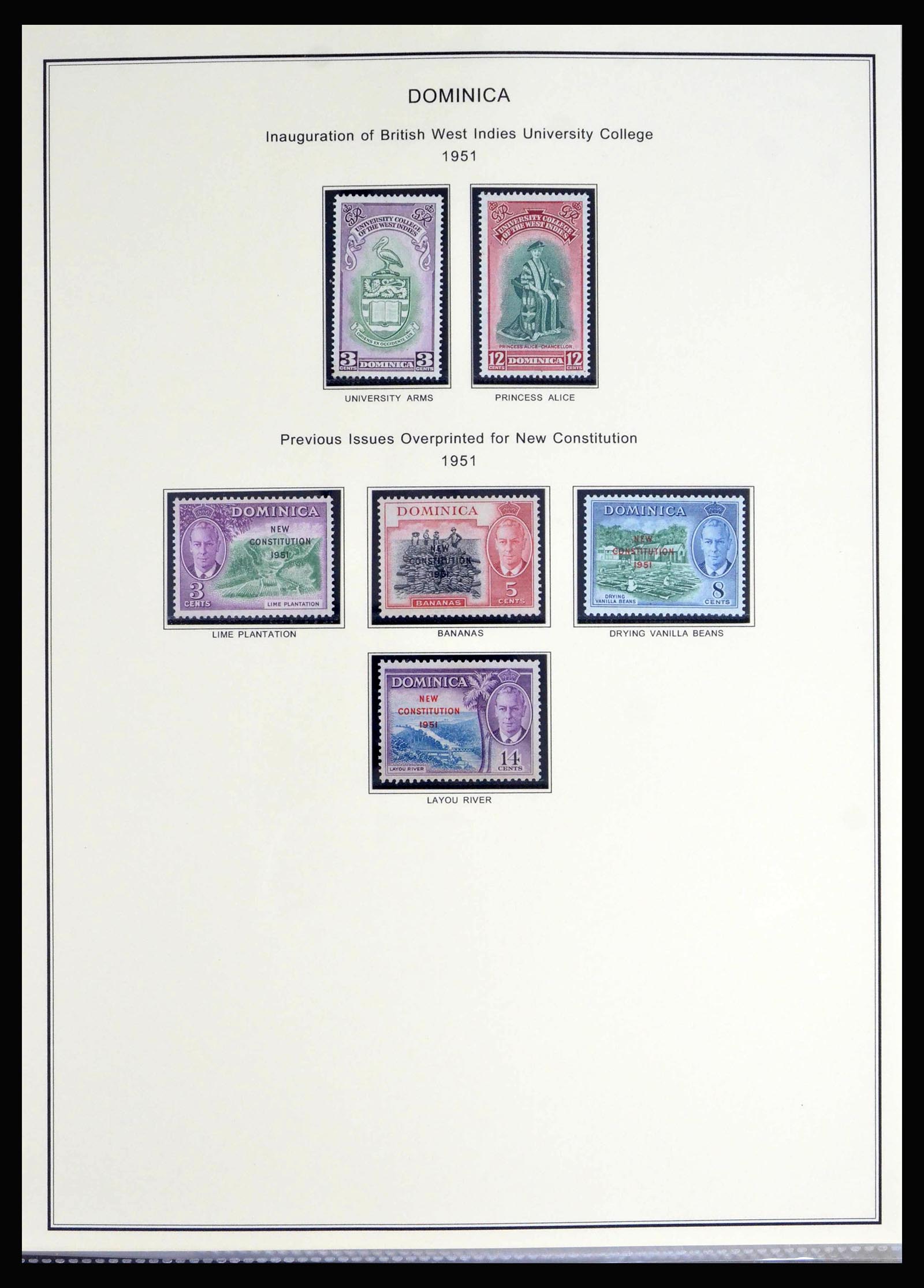 40066 0011 - Stamp collection 40066 Dominica 1874-1978.