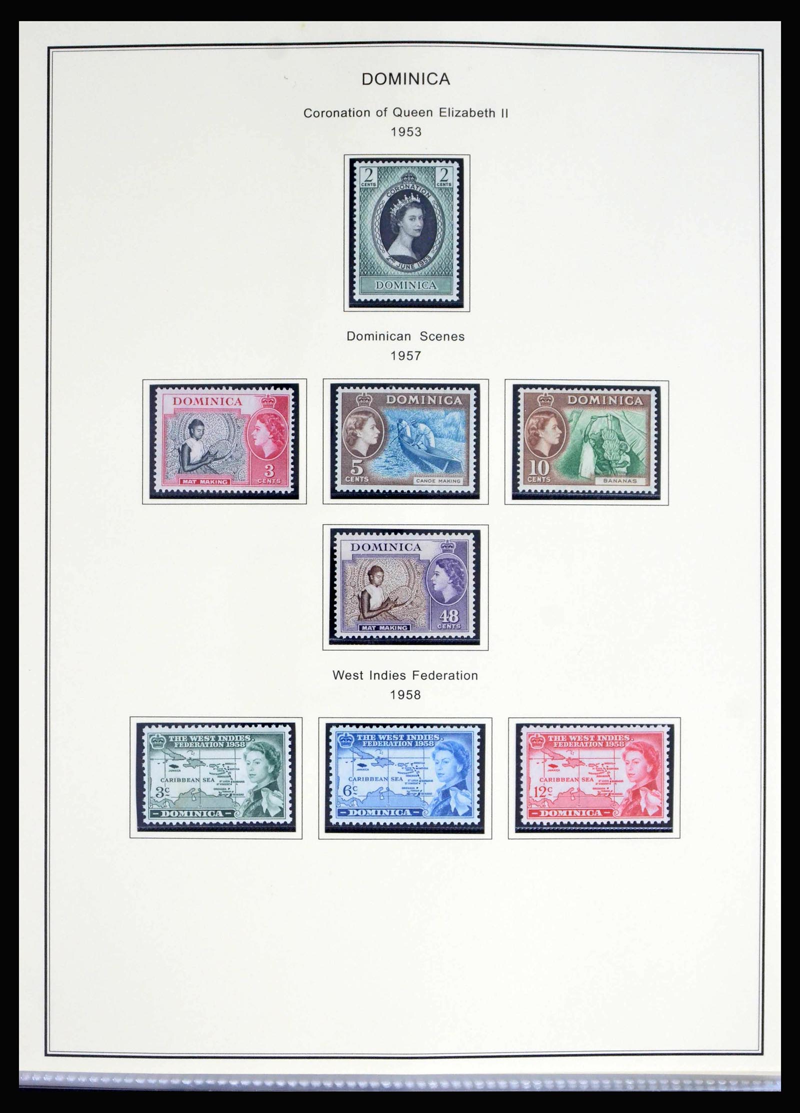 40066 0012 - Stamp collection 40066 Dominica 1874-1978.