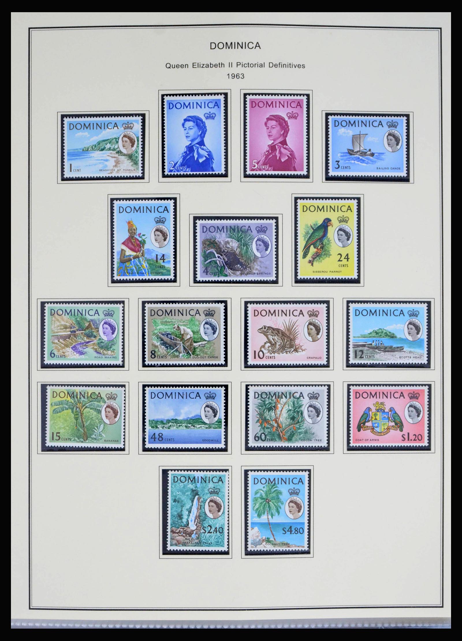 40066 0014 - Stamp collection 40066 Dominica 1874-1978.