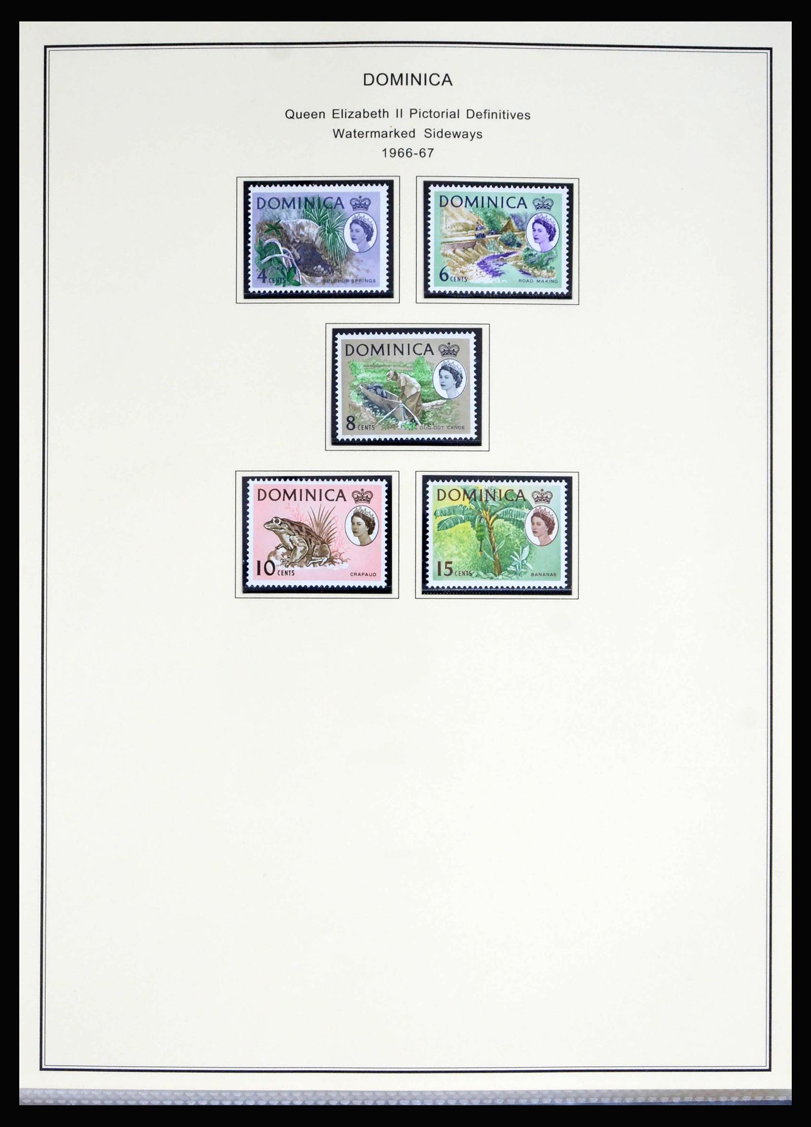 40066 0015 - Stamp collection 40066 Dominica 1874-1978.