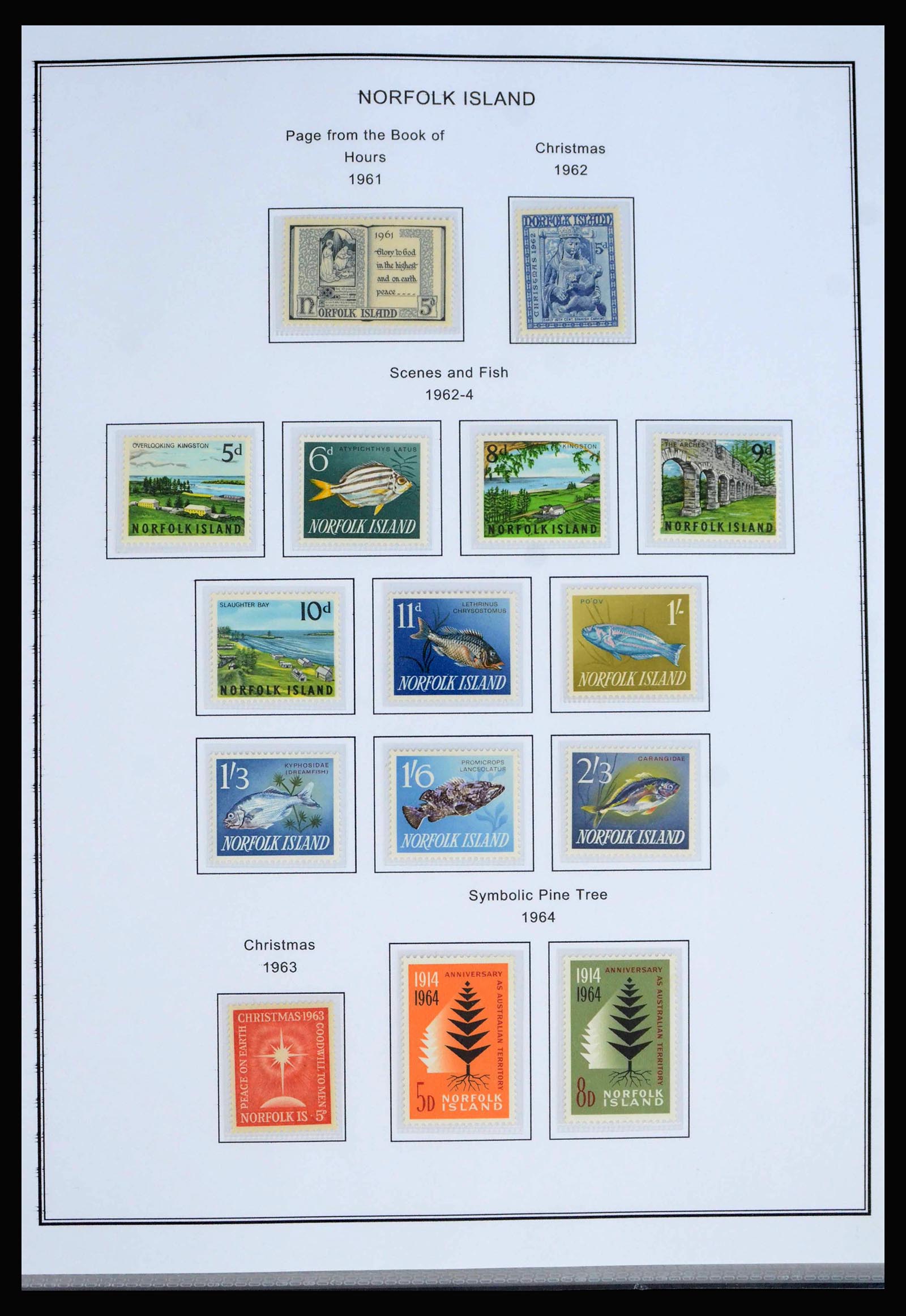 40067 0004 - Stamp collection 40067 Norfolk Islands 1947-1999.