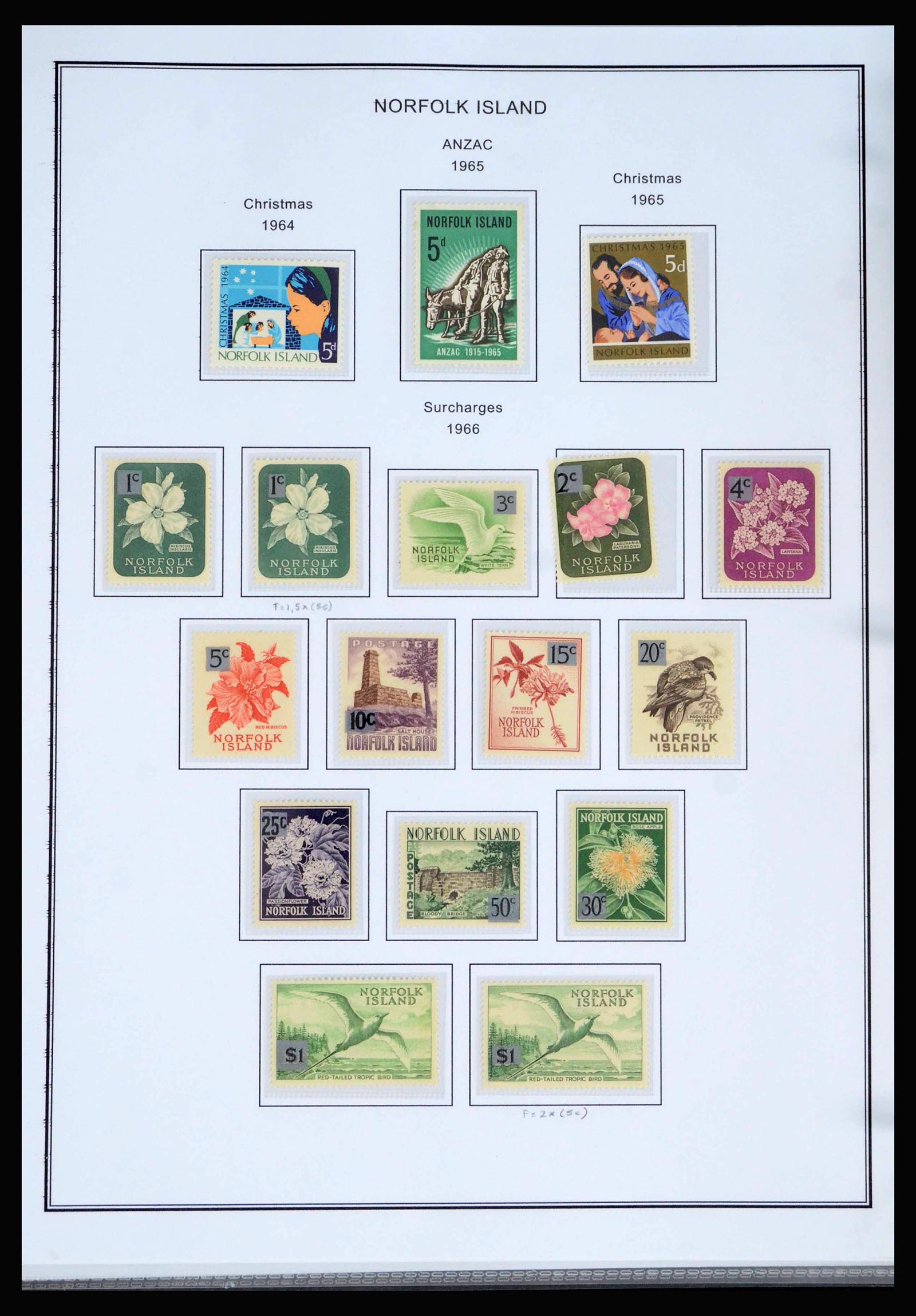 40067 0005 - Stamp collection 40067 Norfolk Islands 1947-1999.