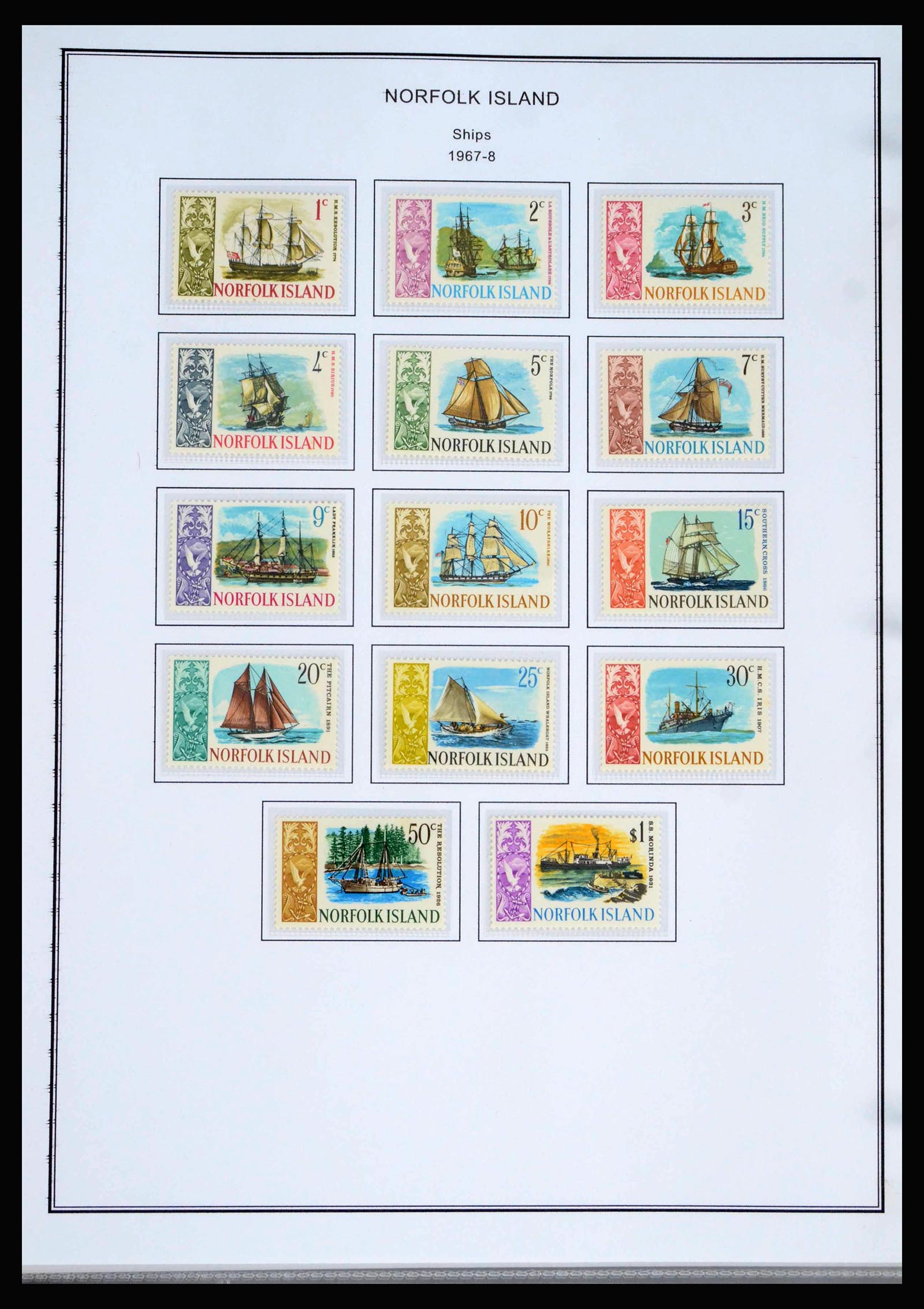 40067 0007 - Stamp collection 40067 Norfolk Islands 1947-1999.