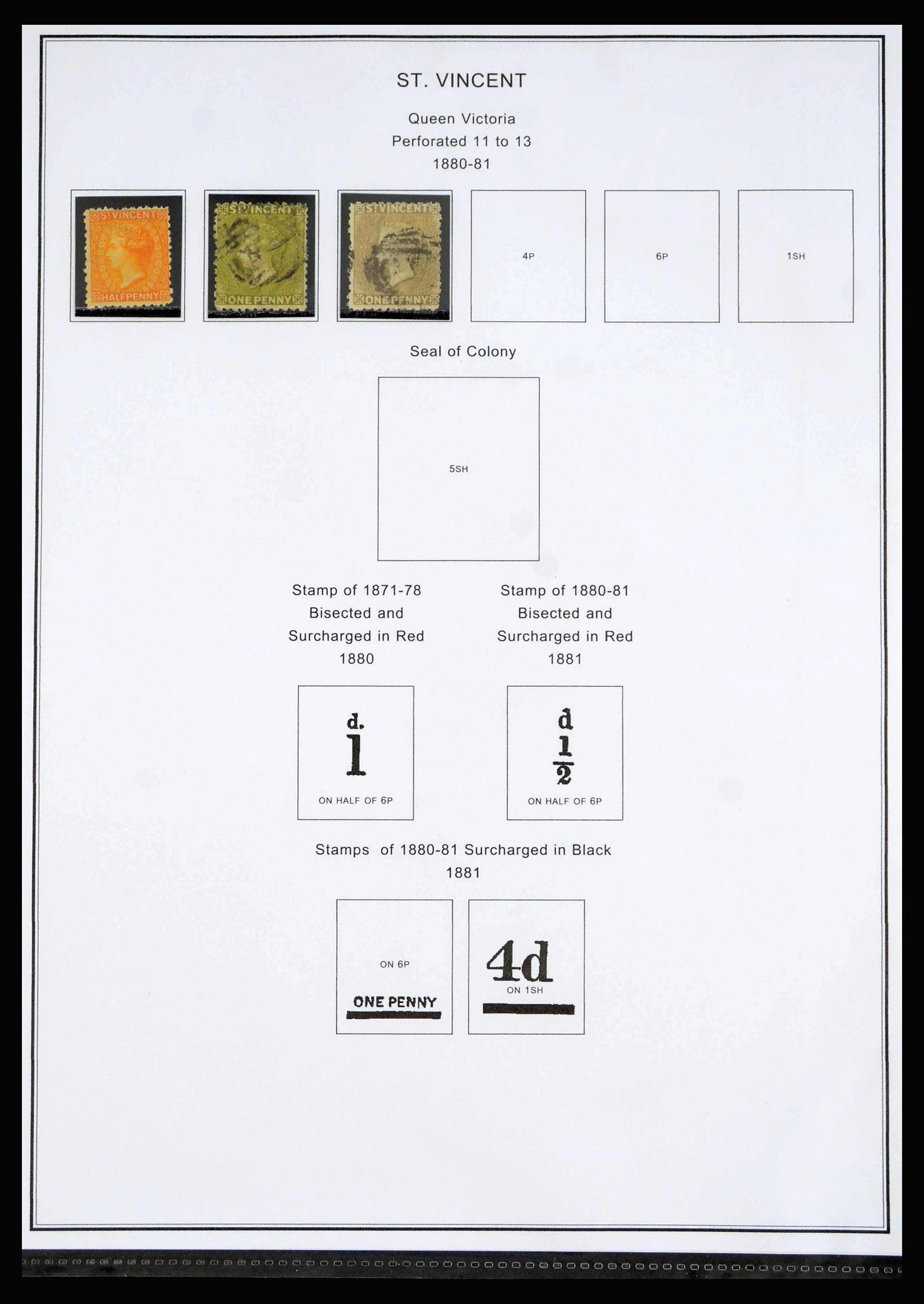 40069 0003 - Stamp collection 40069 St. Vincent 1862-1979.