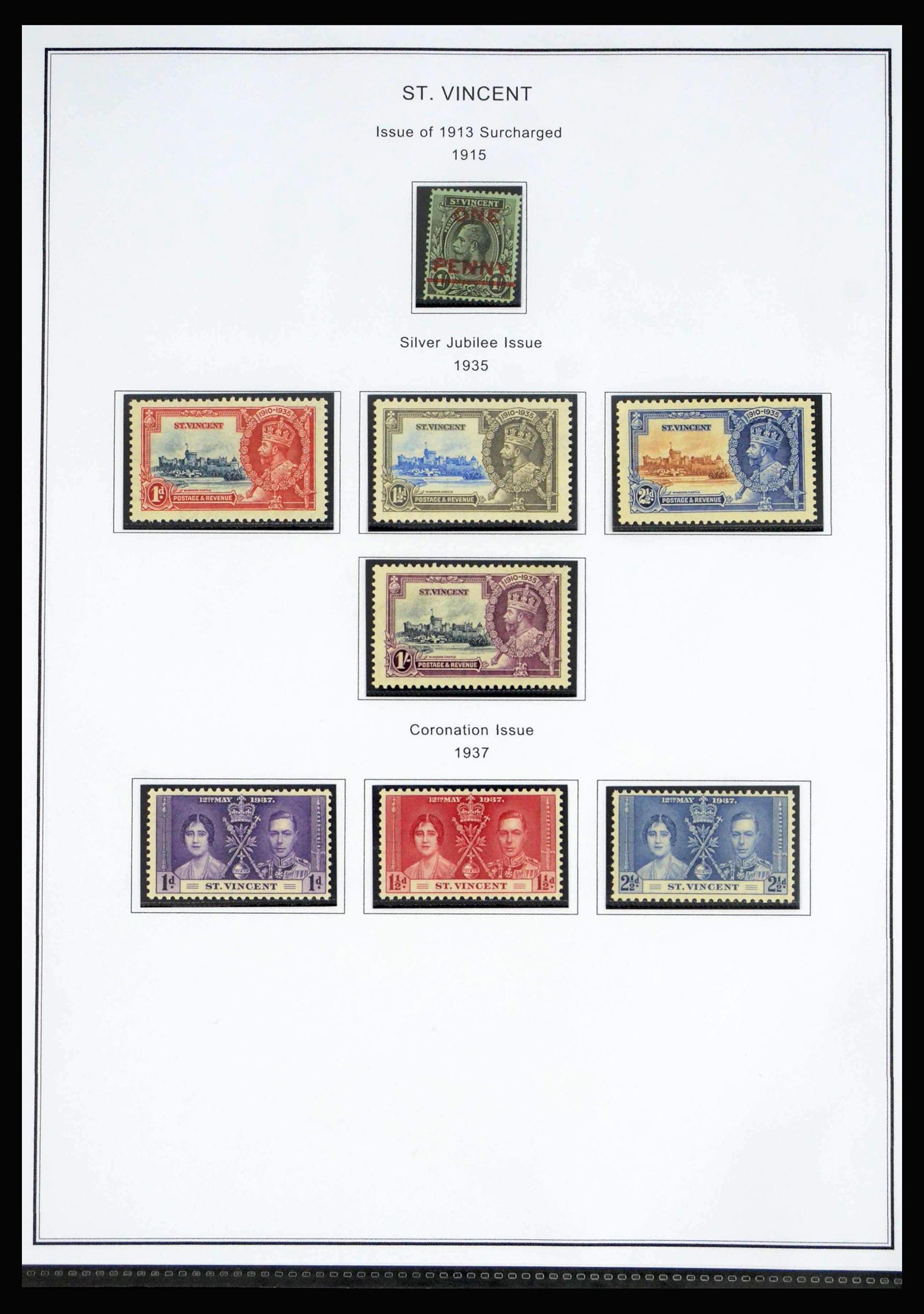 40069 0009 - Stamp collection 40069 St. Vincent 1862-1979.