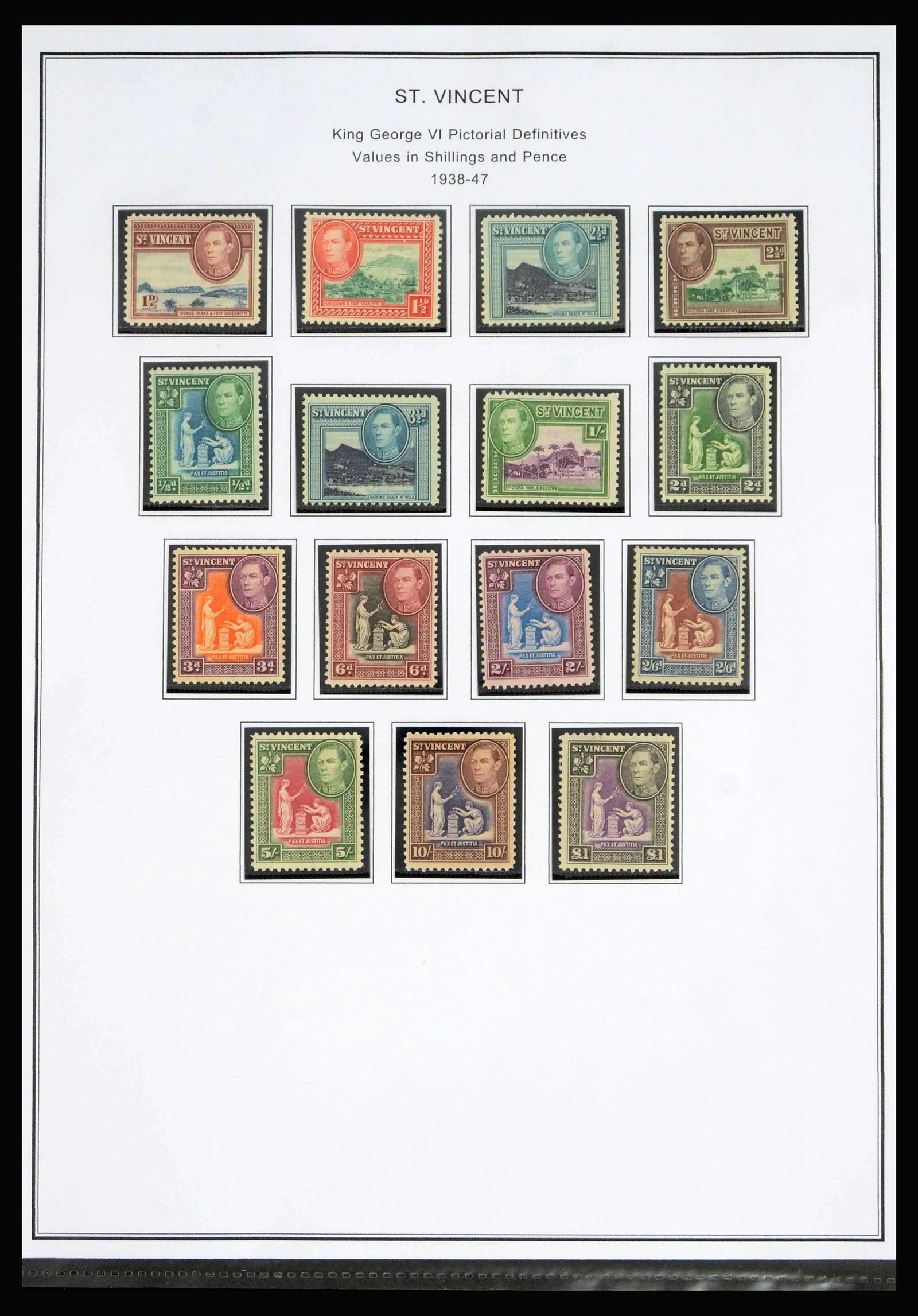 40069 0010 - Stamp collection 40069 St. Vincent 1862-1979.