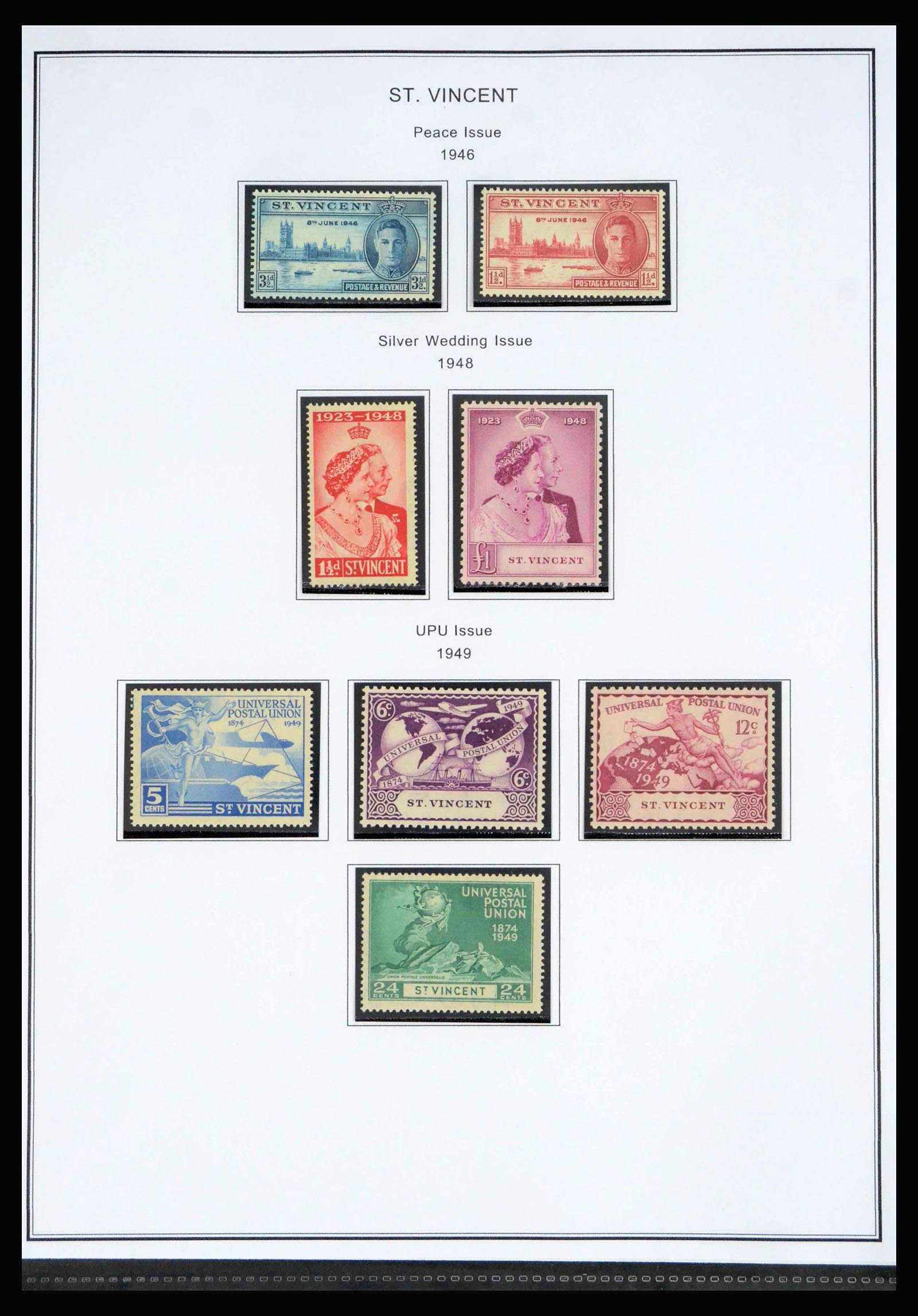 40069 0011 - Stamp collection 40069 St. Vincent 1862-1979.