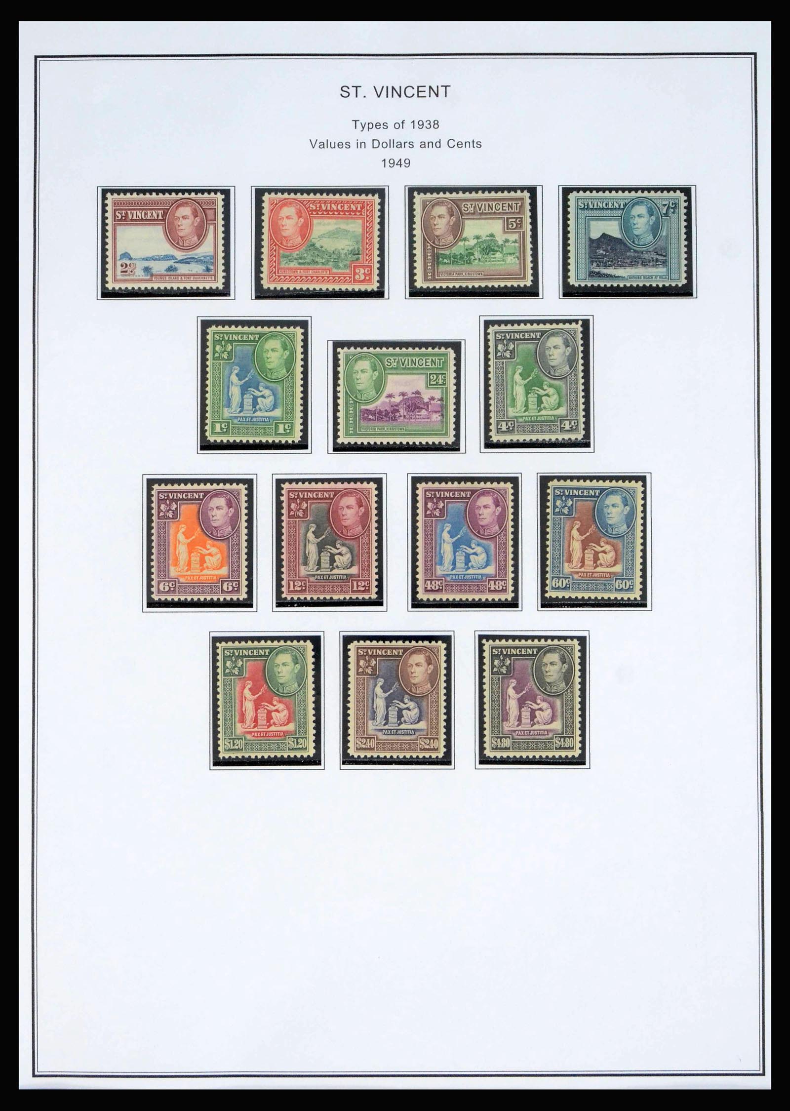 40069 0012 - Stamp collection 40069 St. Vincent 1862-1979.