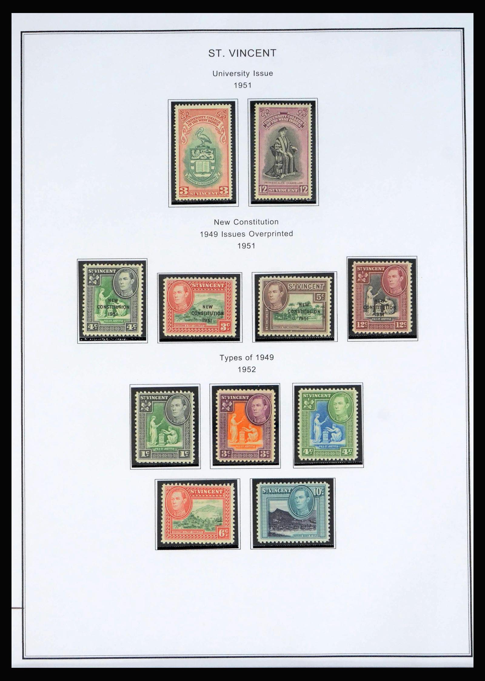 40069 0013 - Stamp collection 40069 St. Vincent 1862-1979.