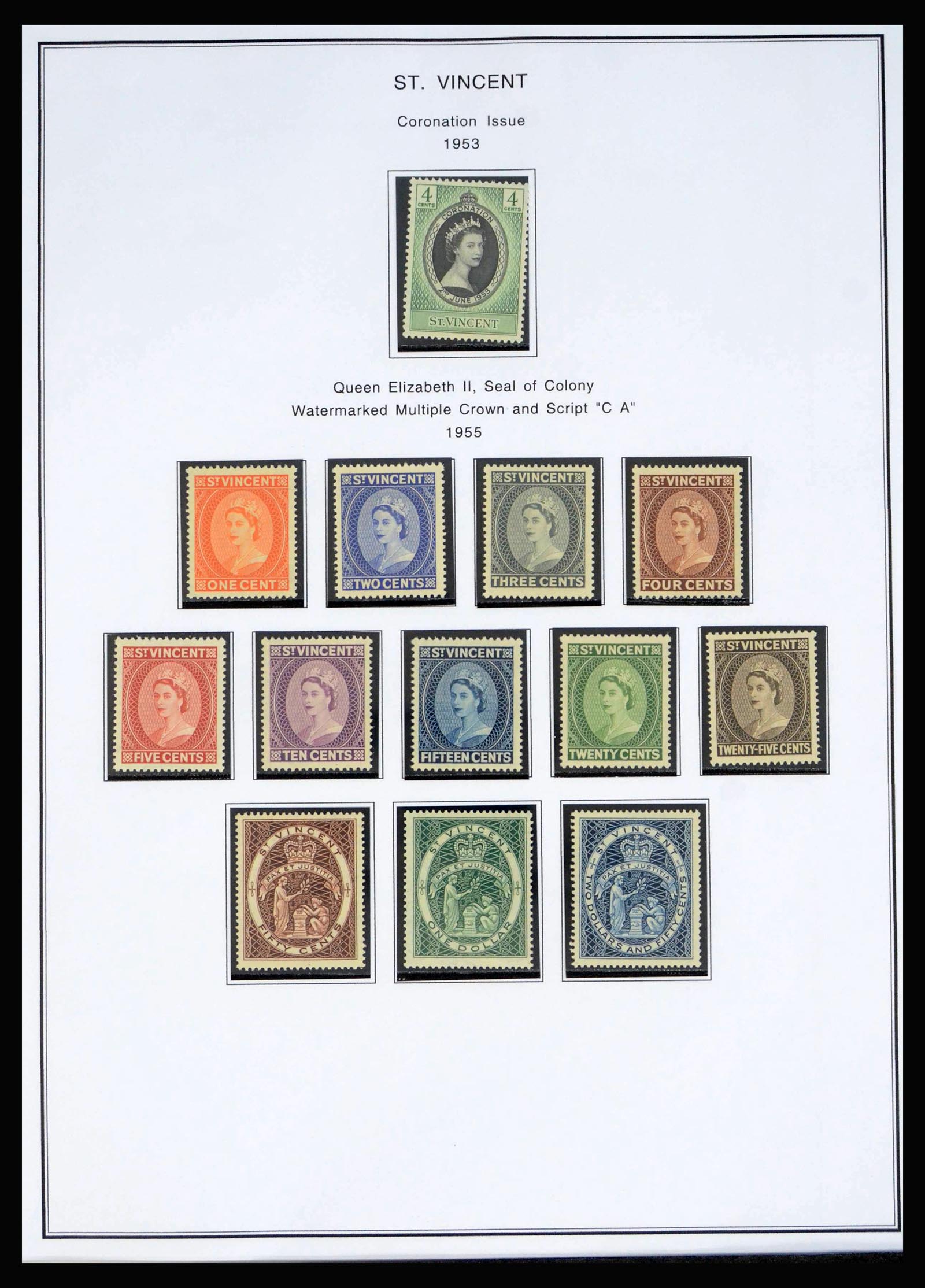 40069 0014 - Stamp collection 40069 St. Vincent 1862-1979.