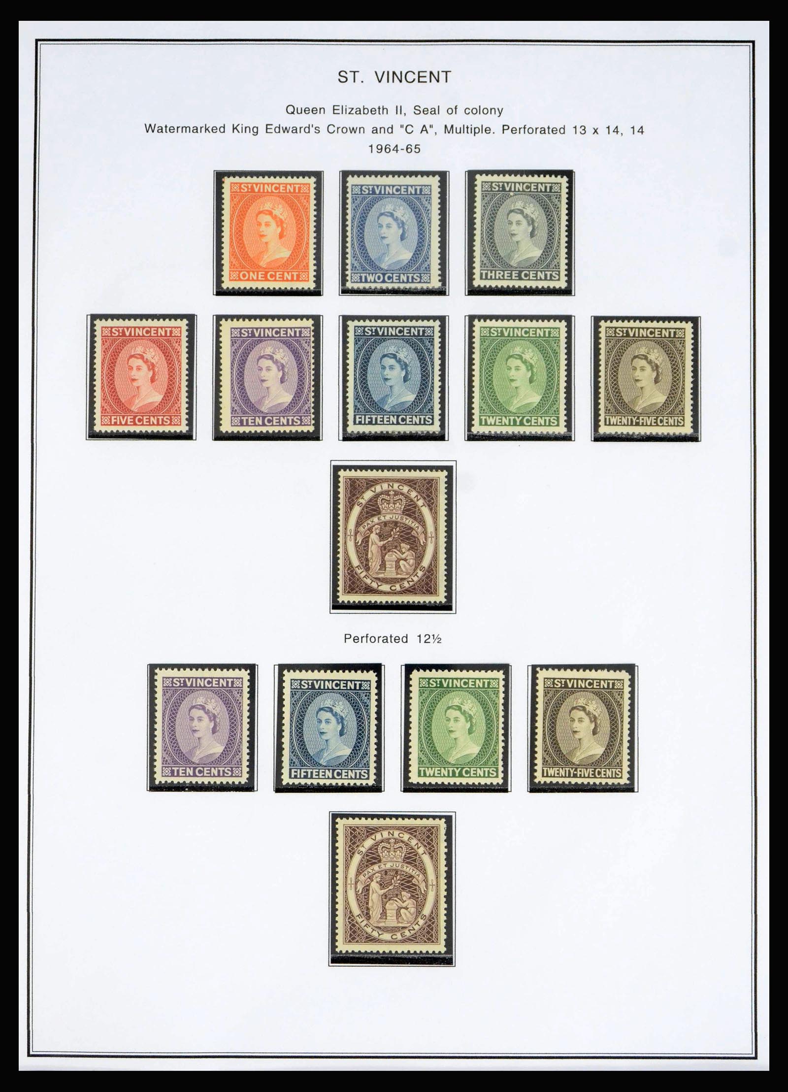 40069 0016 - Stamp collection 40069 St. Vincent 1862-1979.