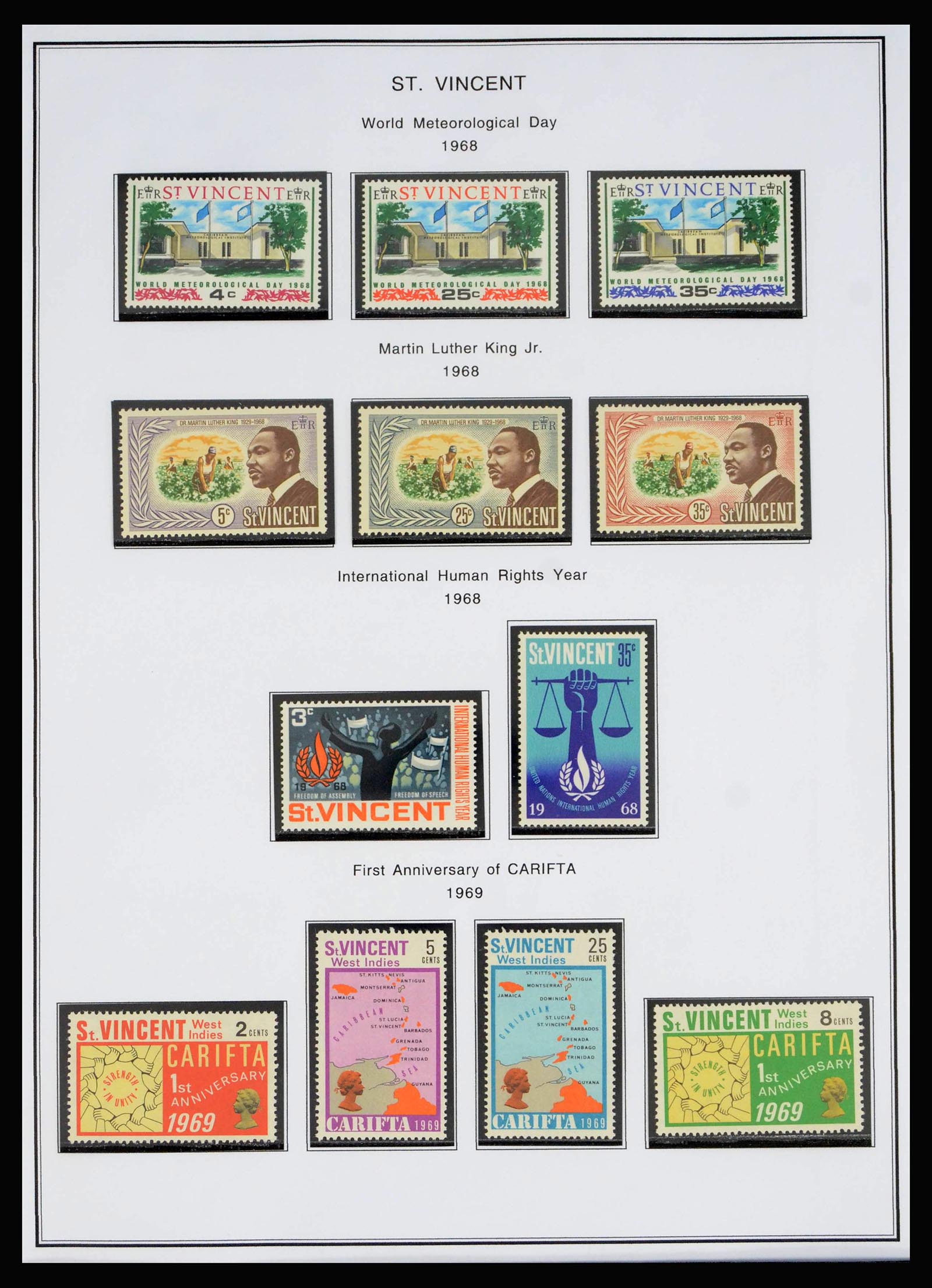 40069 0020 - Stamp collection 40069 St. Vincent 1862-1979.