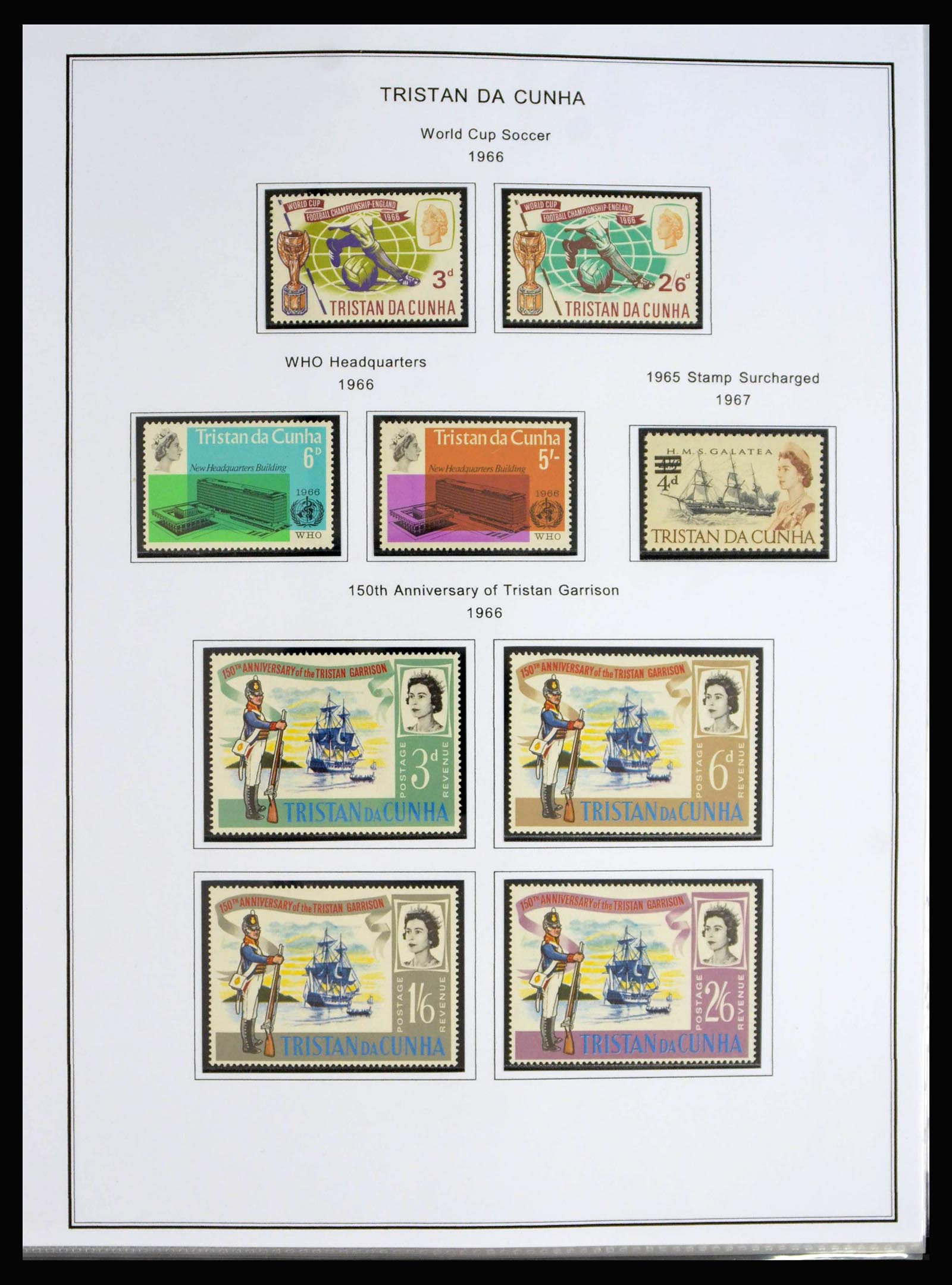 40072 0008 - Stamp collection 40072 Tristan da Cunha 1952-1994.