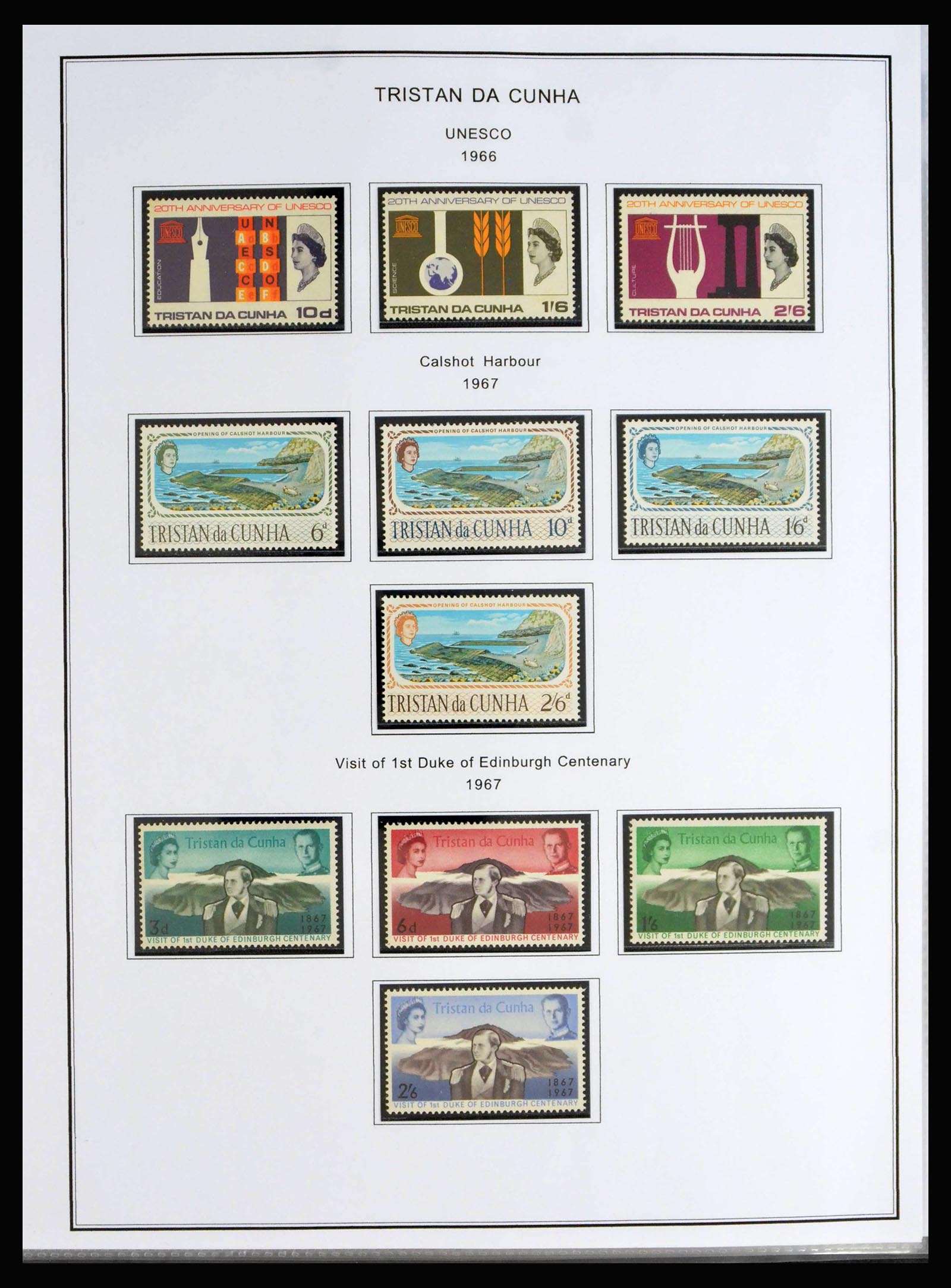 40072 0009 - Stamp collection 40072 Tristan da Cunha 1952-1994.