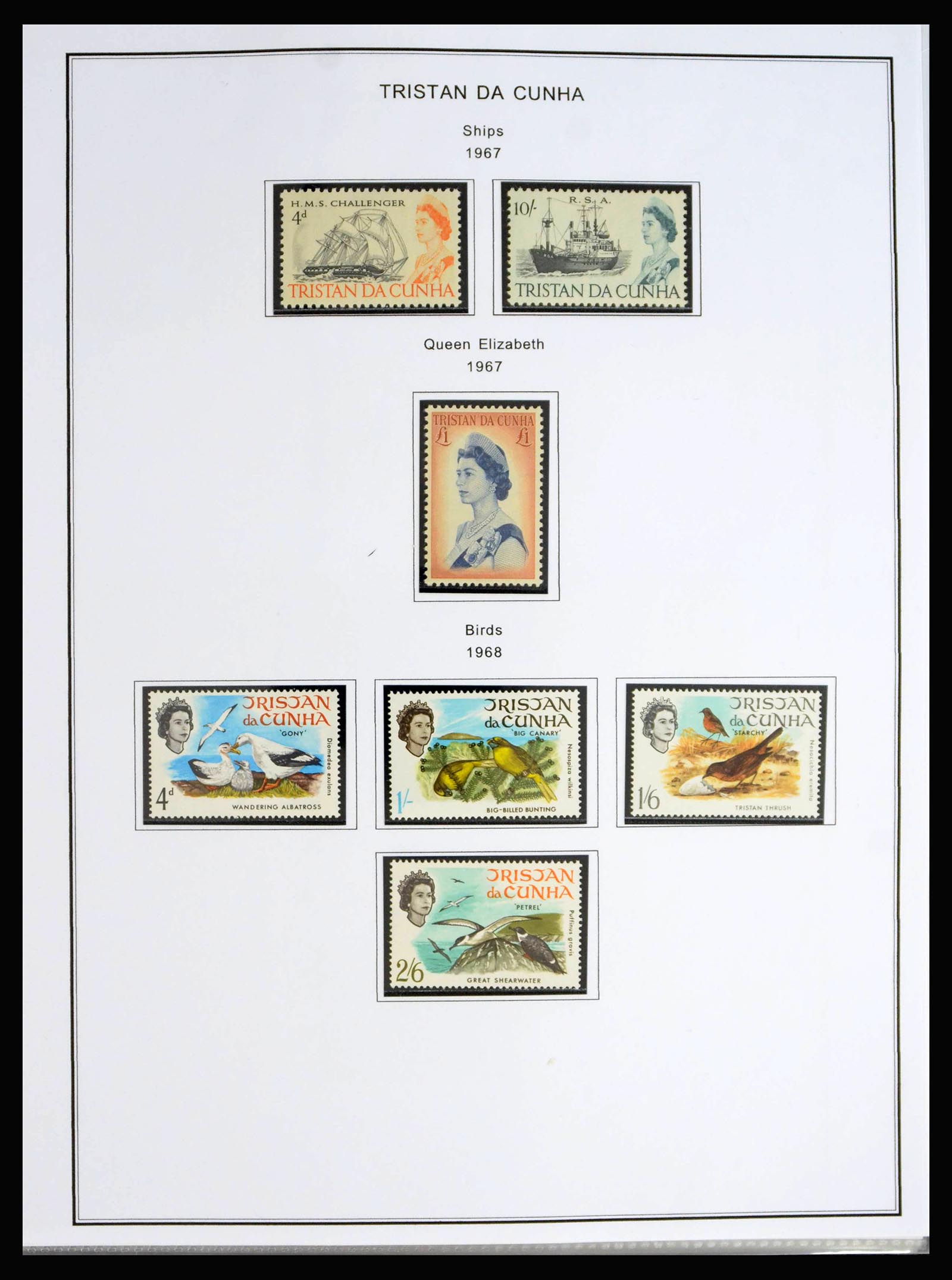 40072 0010 - Stamp collection 40072 Tristan da Cunha 1952-1994.