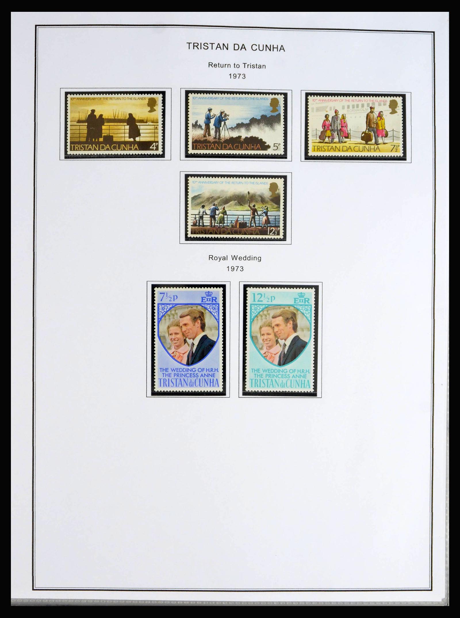 40072 0019 - Stamp collection 40072 Tristan da Cunha 1952-1994.