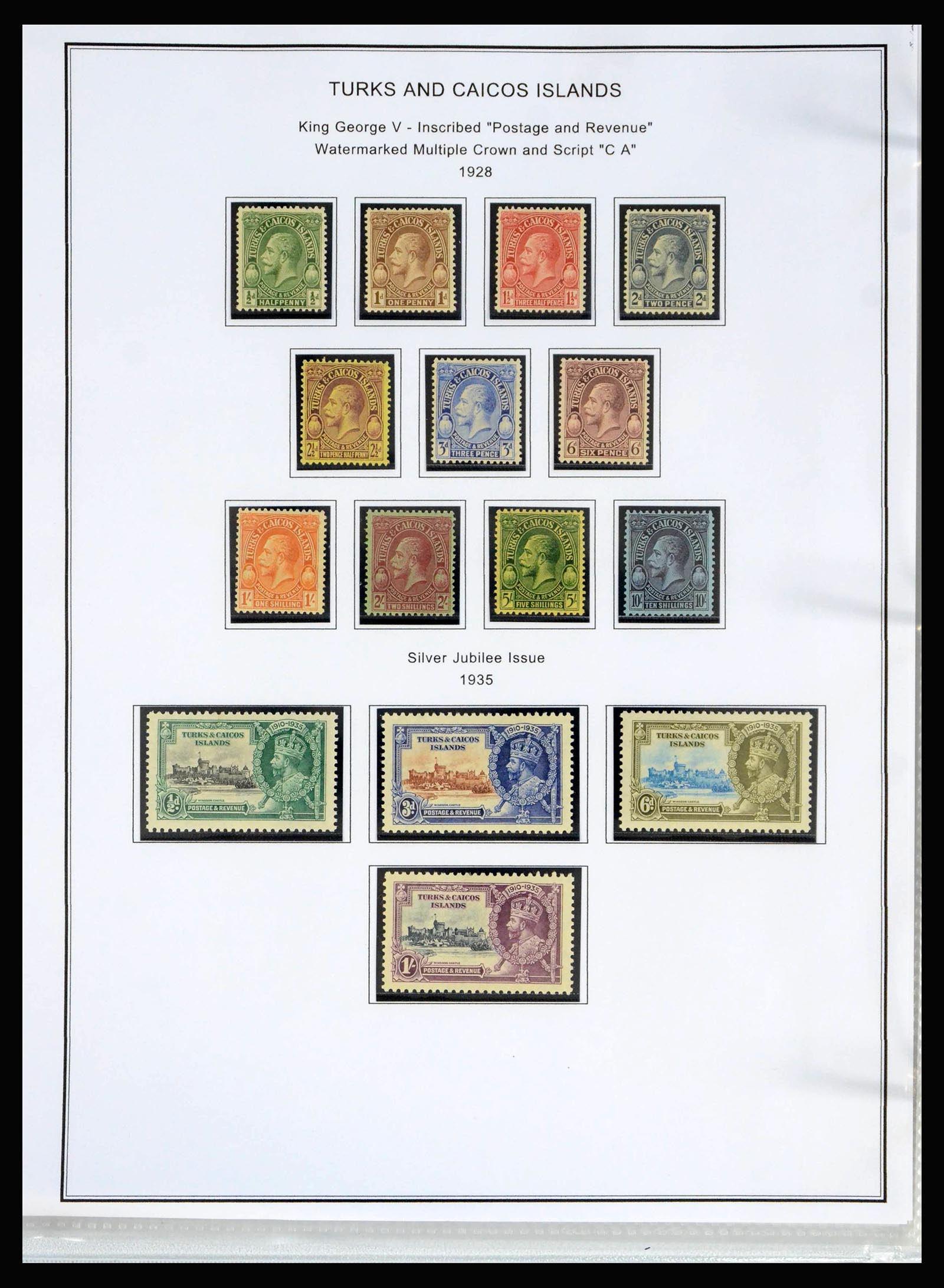 40073 0008 - Stamp collection 40073 Turks en Caicos 1867-1997.