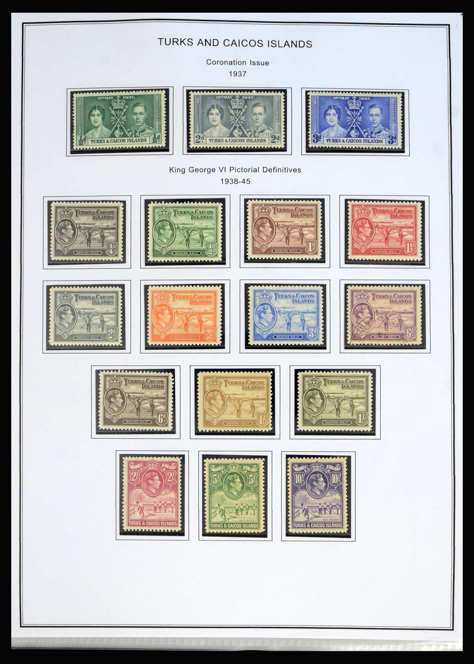 40073 0009 - Stamp collection 40073 Turks en Caicos 1867-1997.