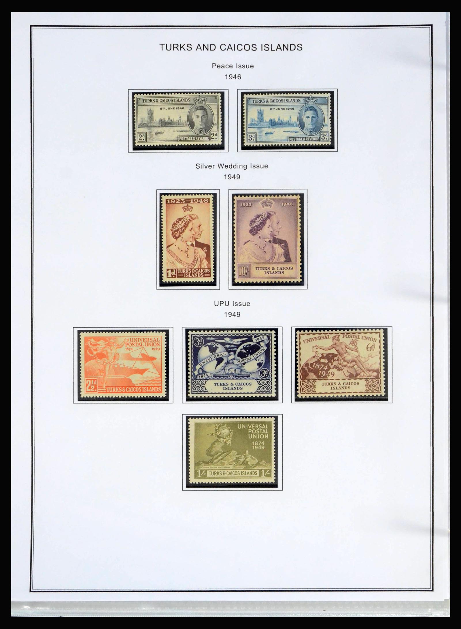 40073 0010 - Stamp collection 40073 Turks en Caicos 1867-1997.