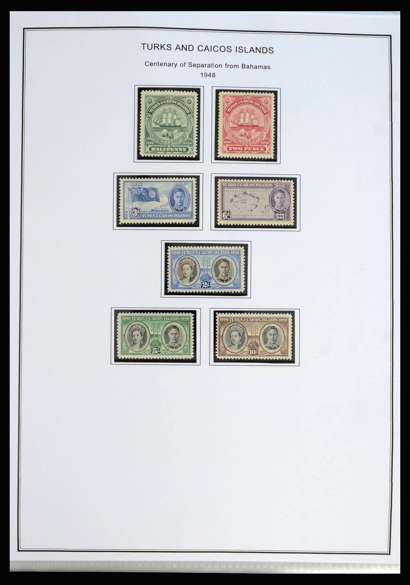 40073 0011 - Stamp collection 40073 Turks en Caicos 1867-1997.