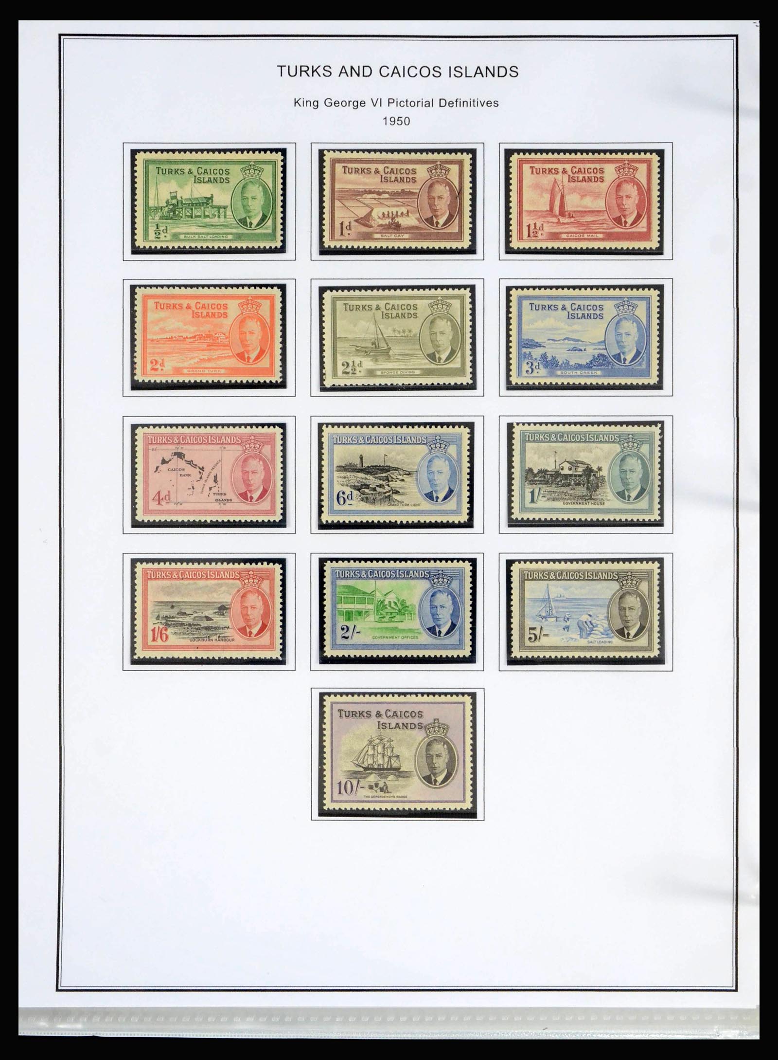 40073 0012 - Stamp collection 40073 Turks en Caicos 1867-1997.