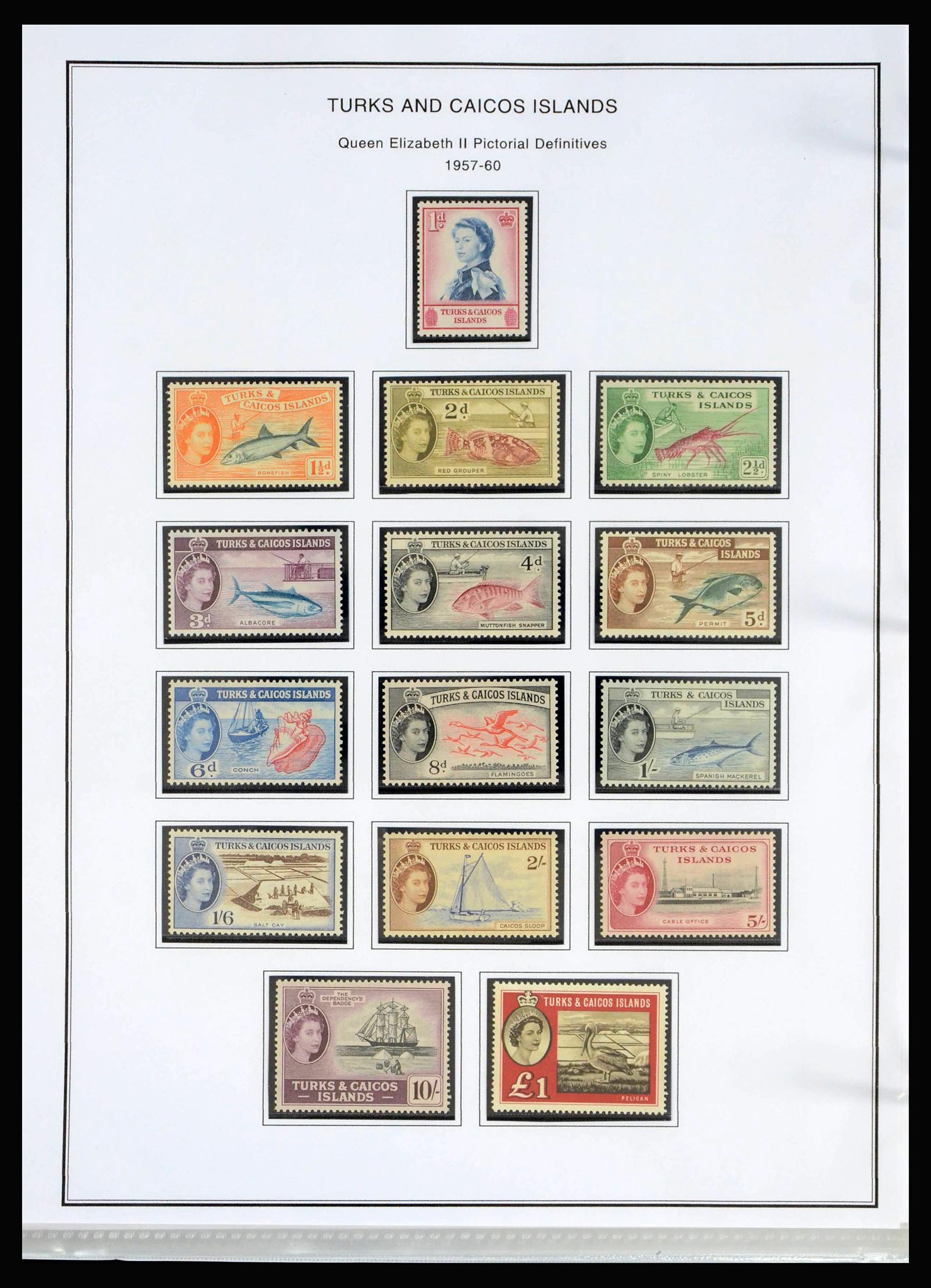 40073 0014 - Stamp collection 40073 Turks en Caicos 1867-1997.