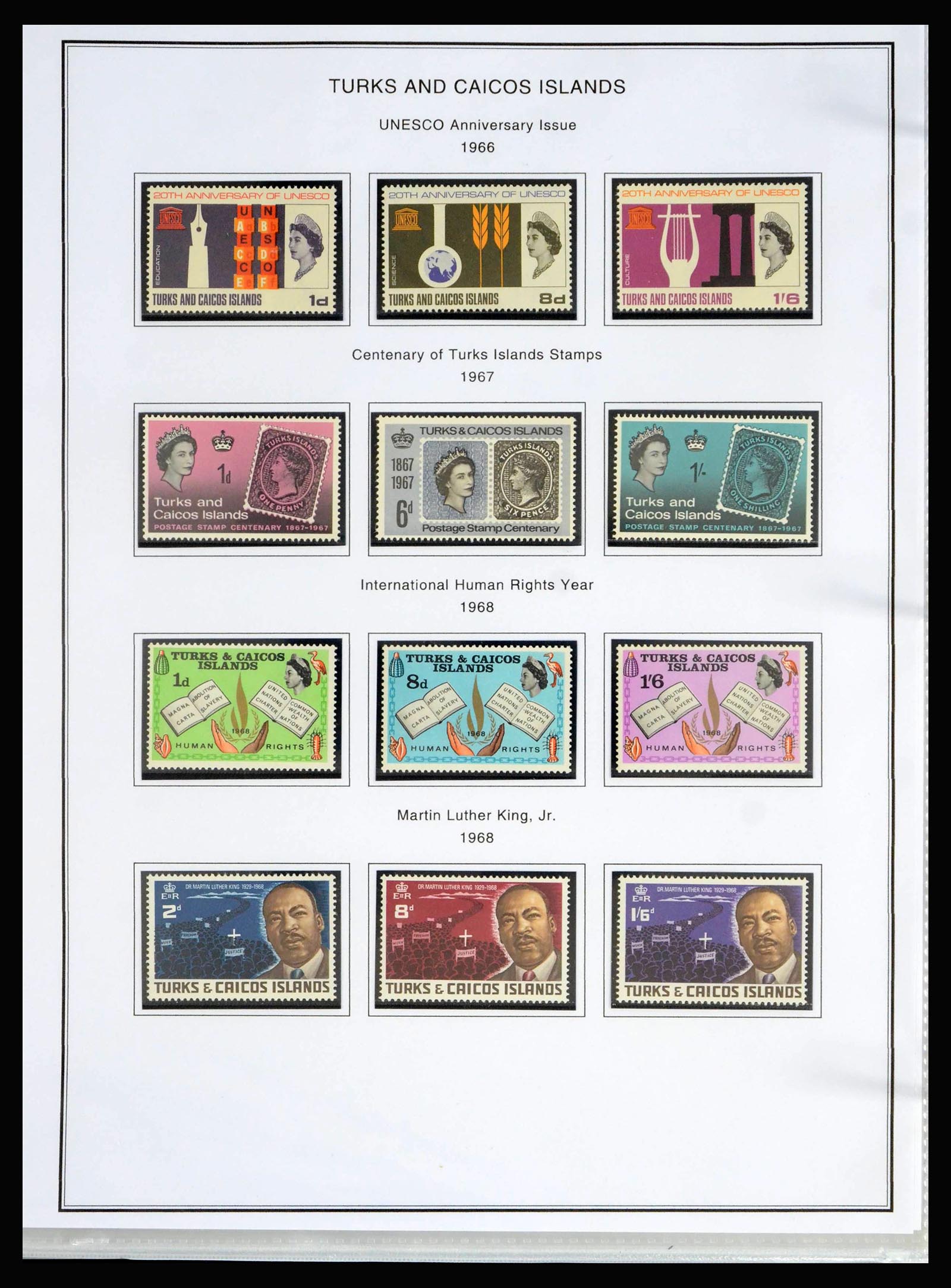 40073 0016 - Stamp collection 40073 Turks en Caicos 1867-1997.