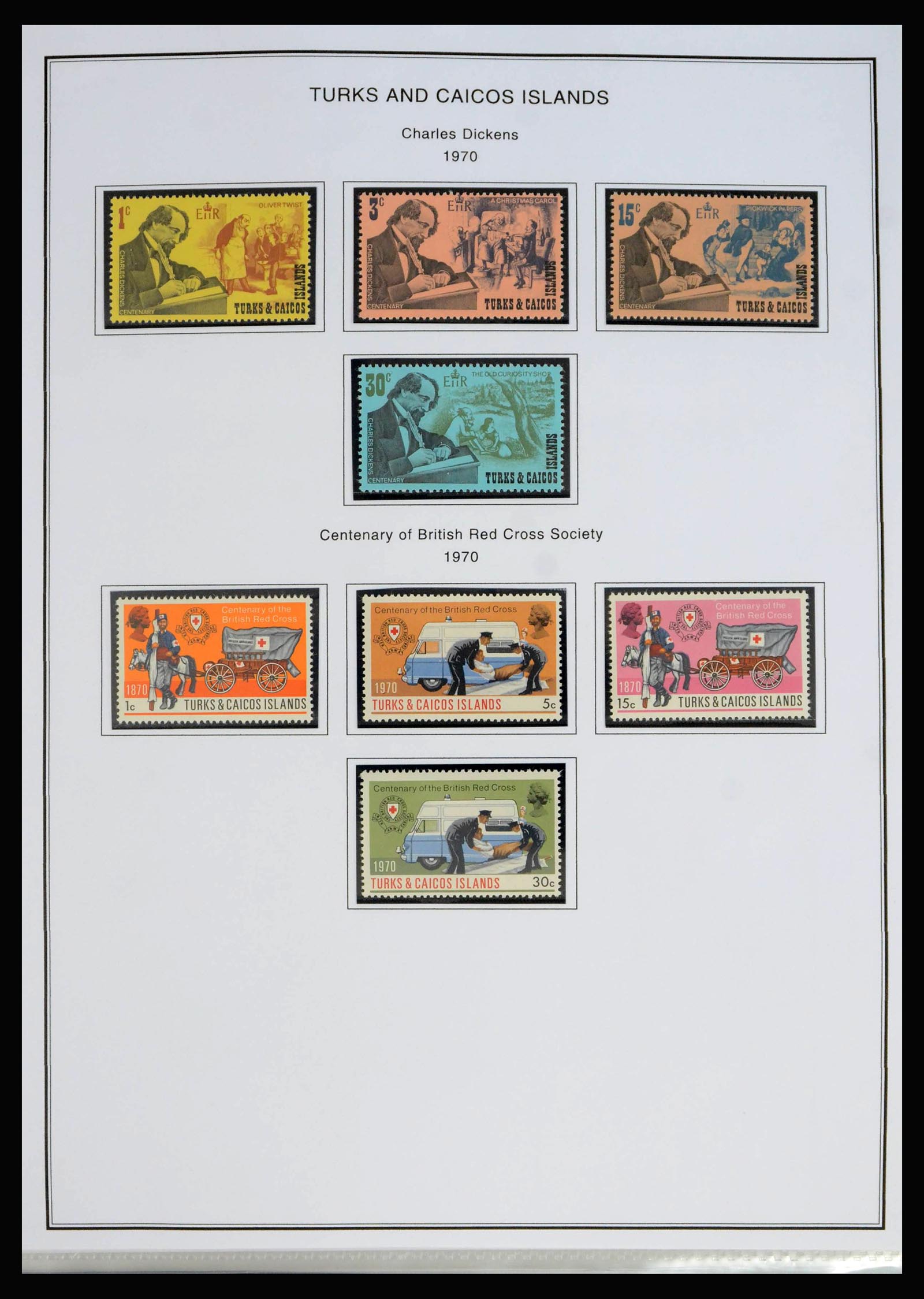 40073 0020 - Stamp collection 40073 Turks en Caicos 1867-1997.