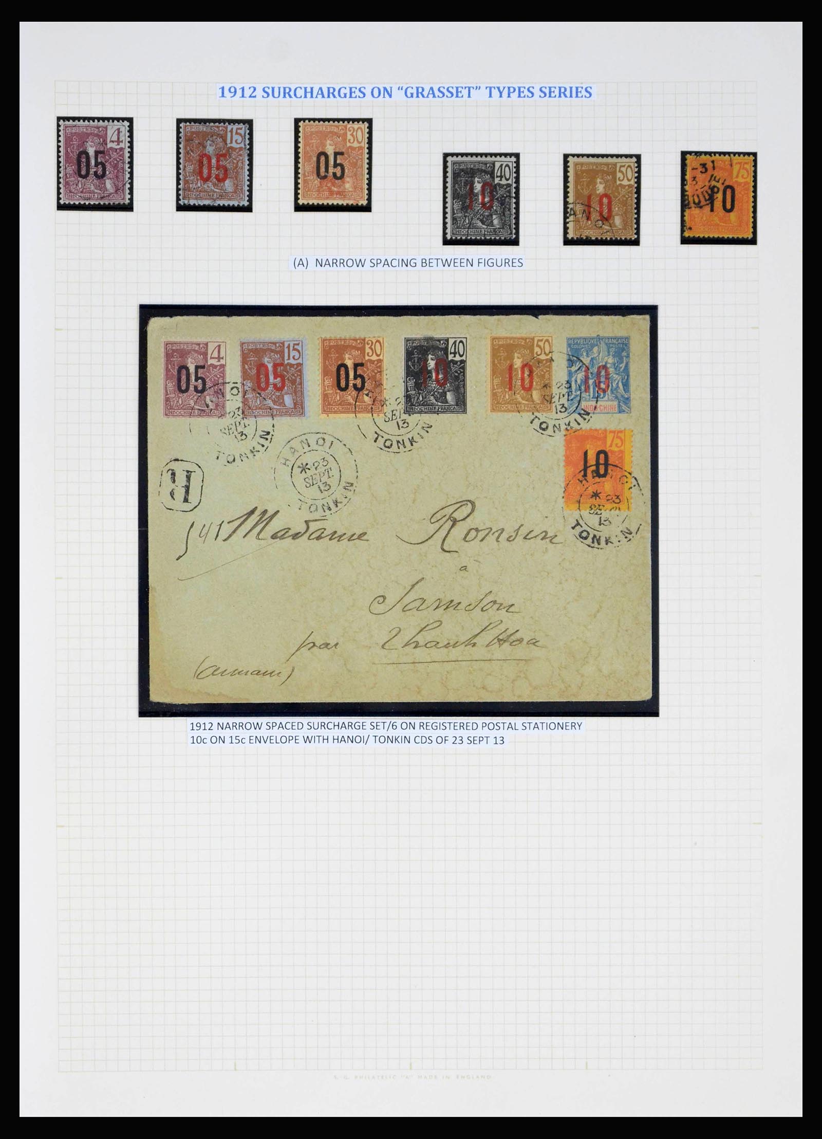 40074 0003 - Stamp collection 40074 French Indochina 1892-1949.